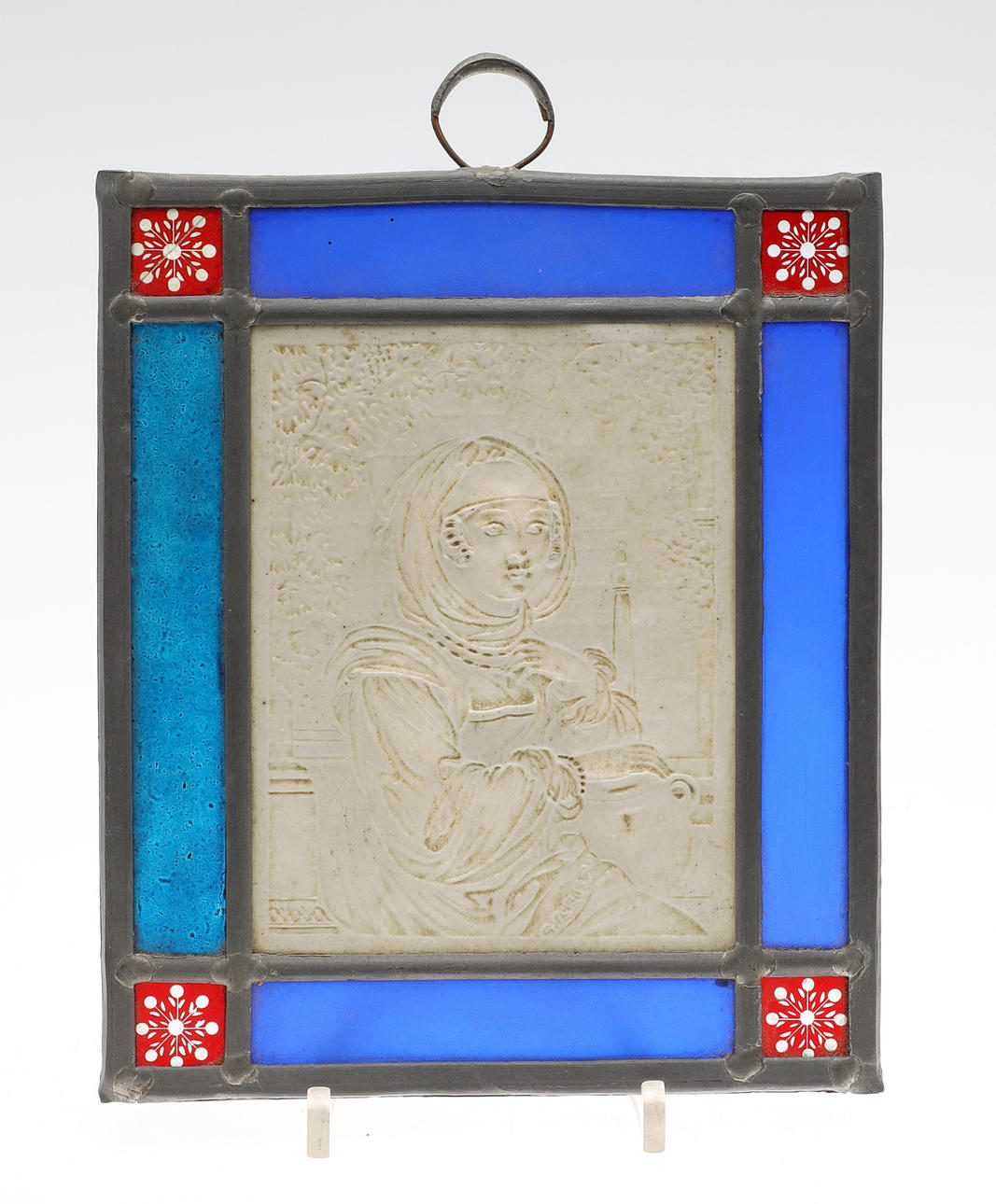 MÅLAT GLAS OCH LITOFAN PANEL.