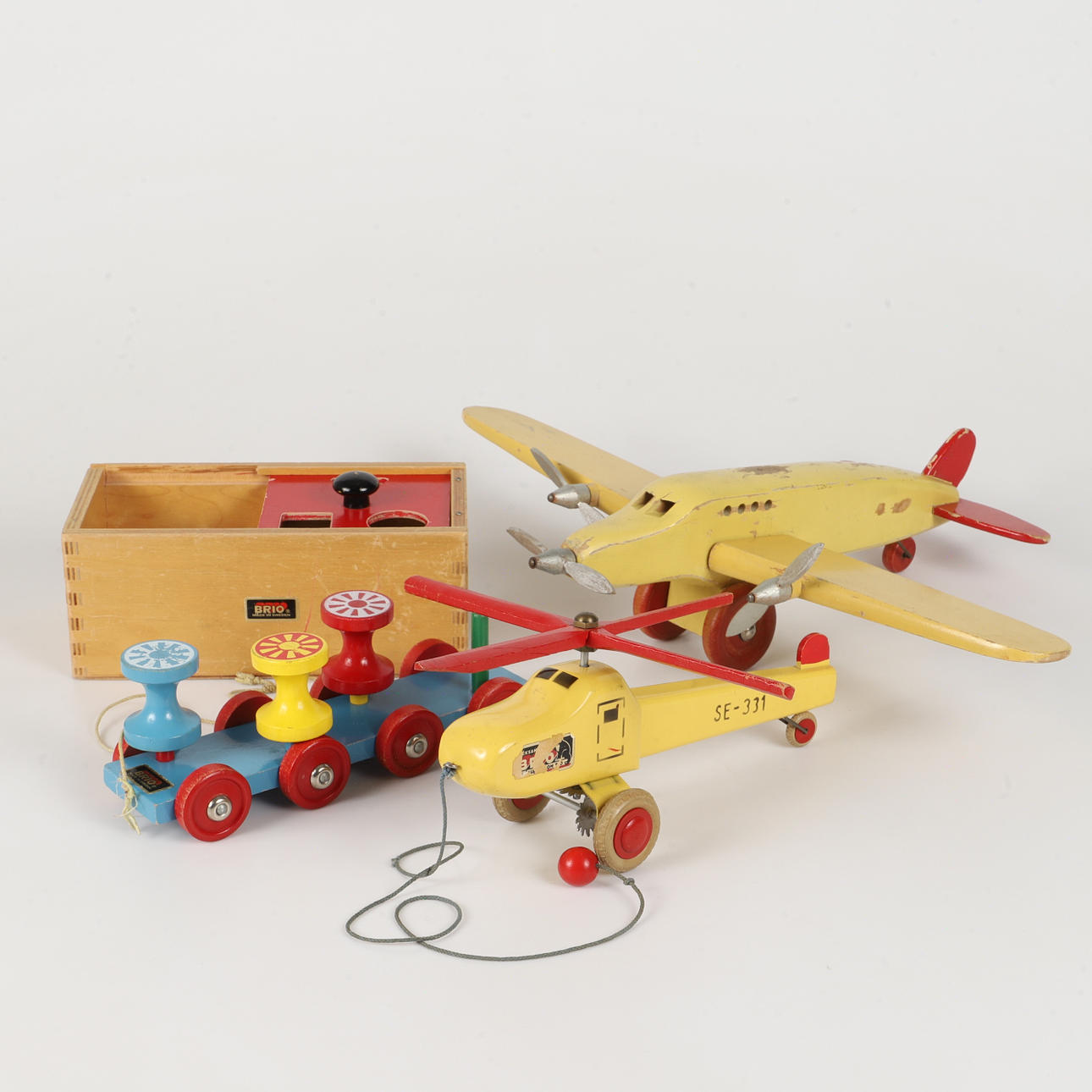 LEKSAKER, 4 delar, trä, BRIO.