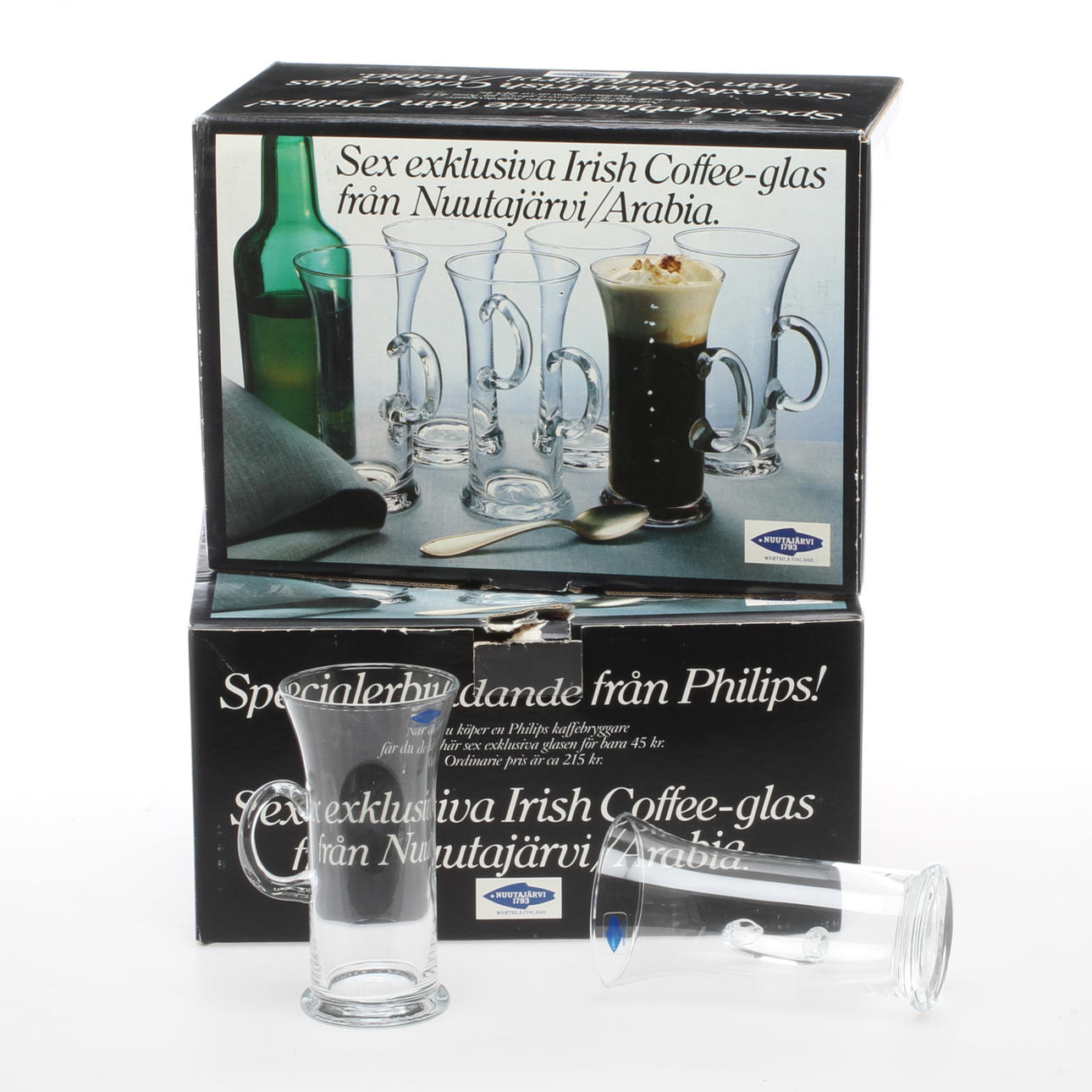 IRISH COFFEE-GLAS, 12 st, Nuutajärvi.