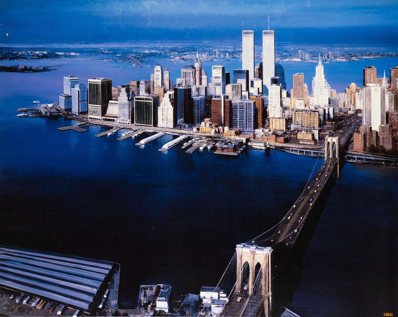 LUIGI ROCCA (GEB. 1952). Lower Manhattan.