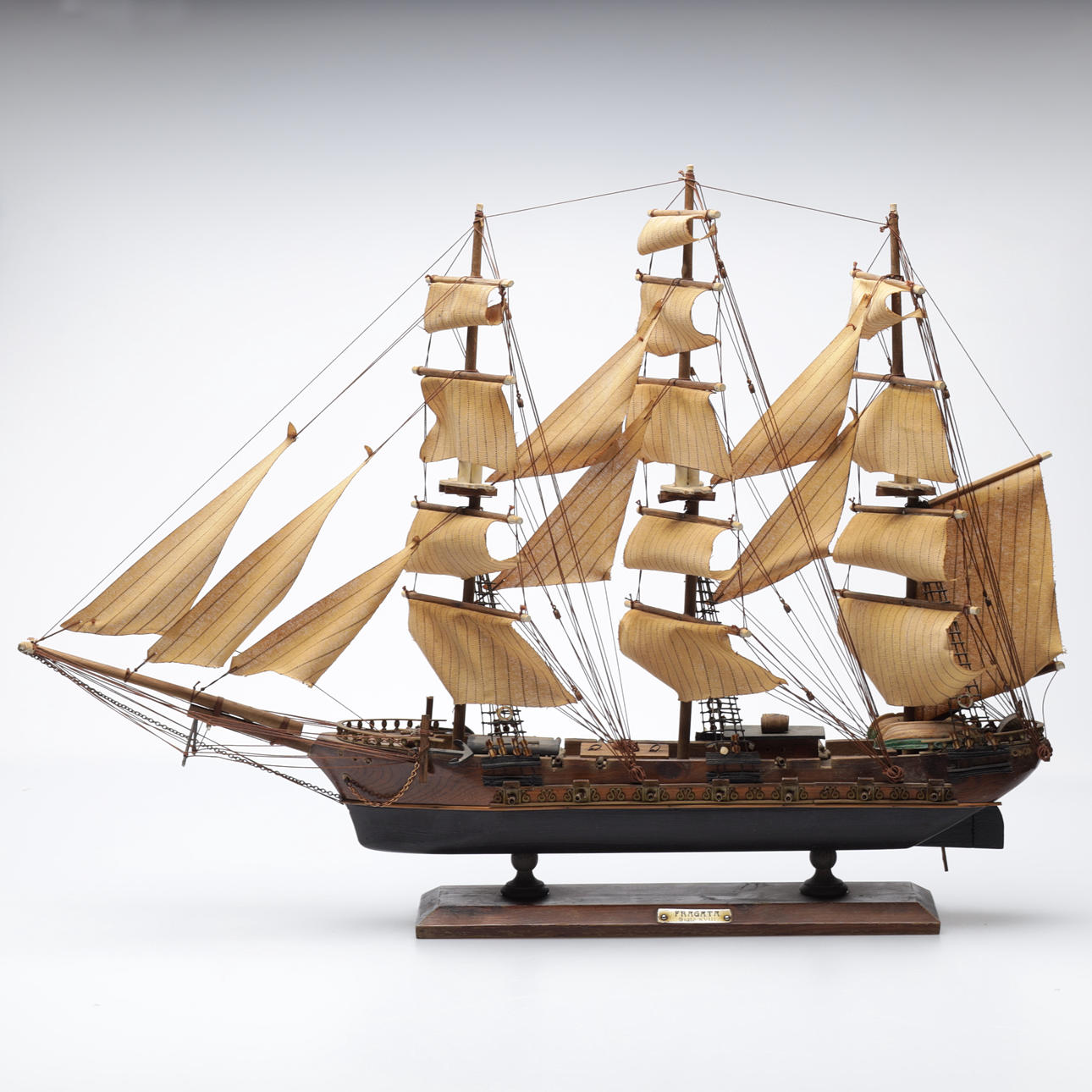 MODELLSKEPP, fregatt, 1900-tal.