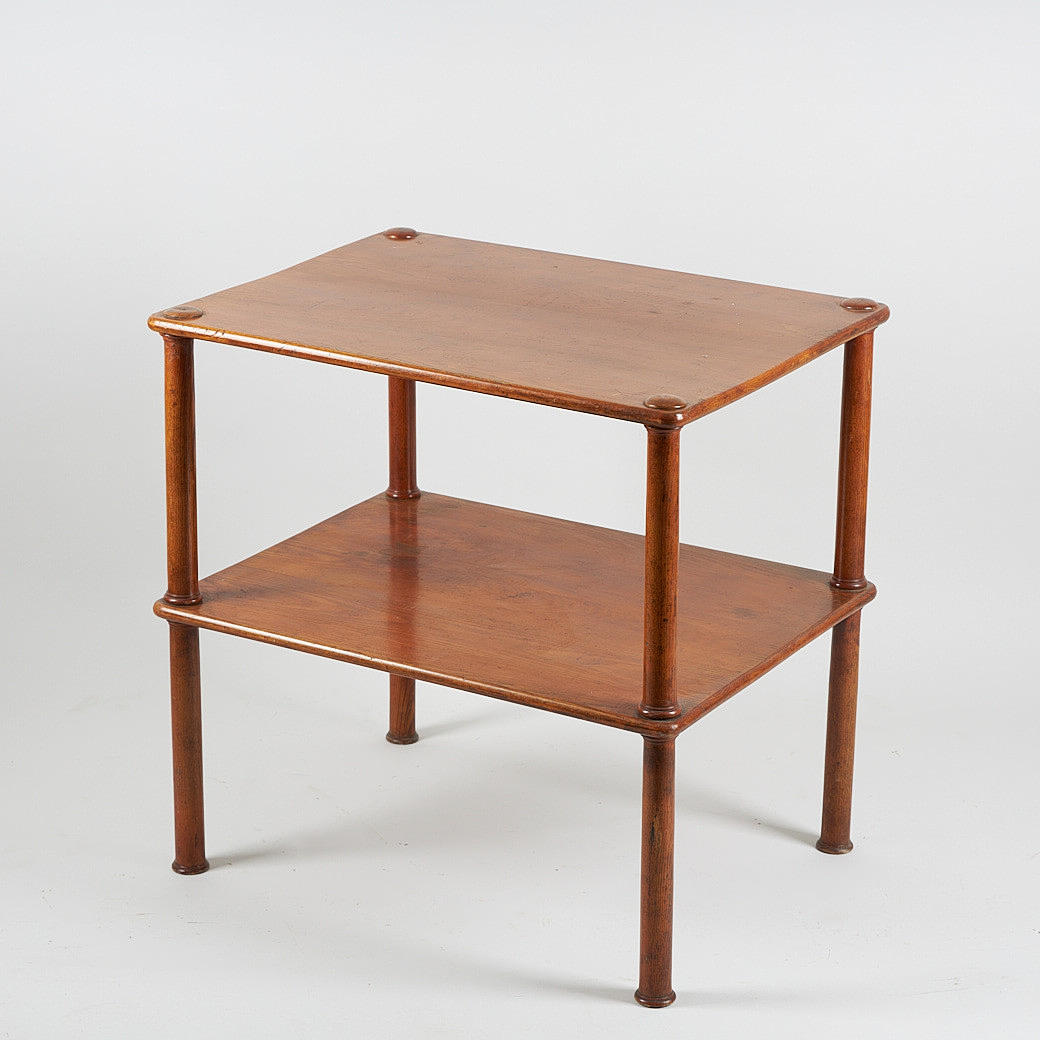 ETAGÈRE, Holz, rechteckig, zwei Regale.