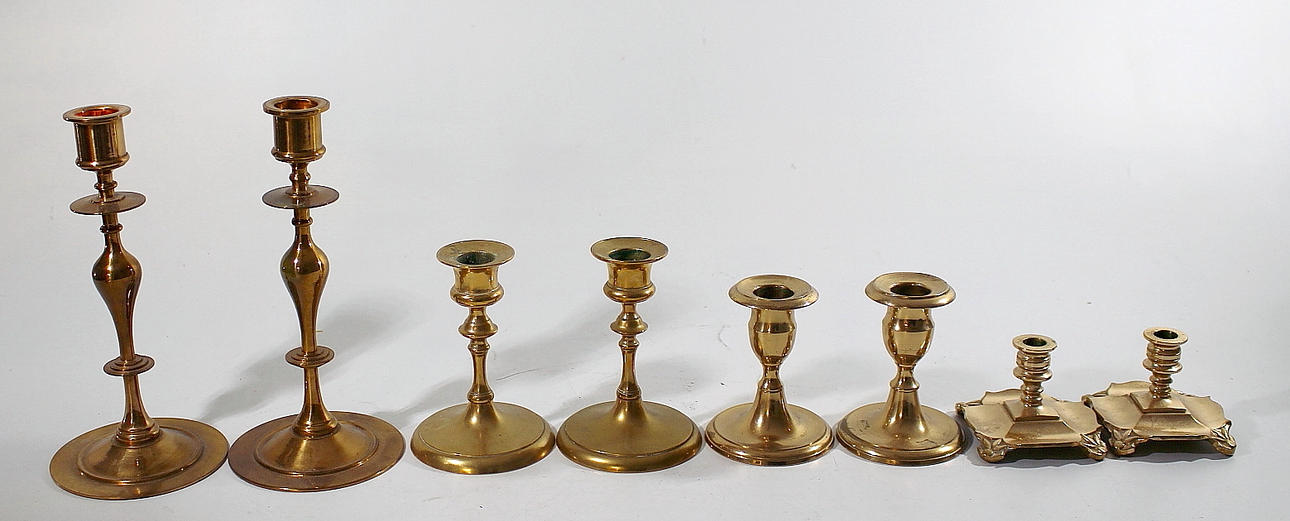 LJUSSTAKAR, 4 par, malm.