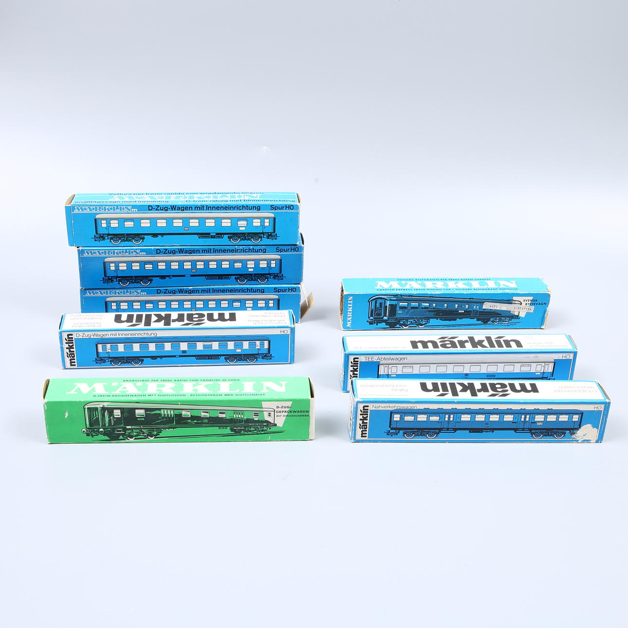 MÄRKLIN vagones de tren de pasajeros nca 8 uds.