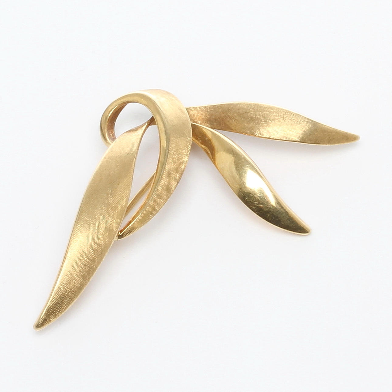 BROSCH, 14k guld, 1900-tal.