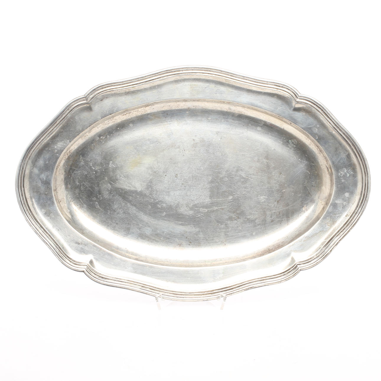 BRICKA, silver, märkt P.A.Lie Kristiania.