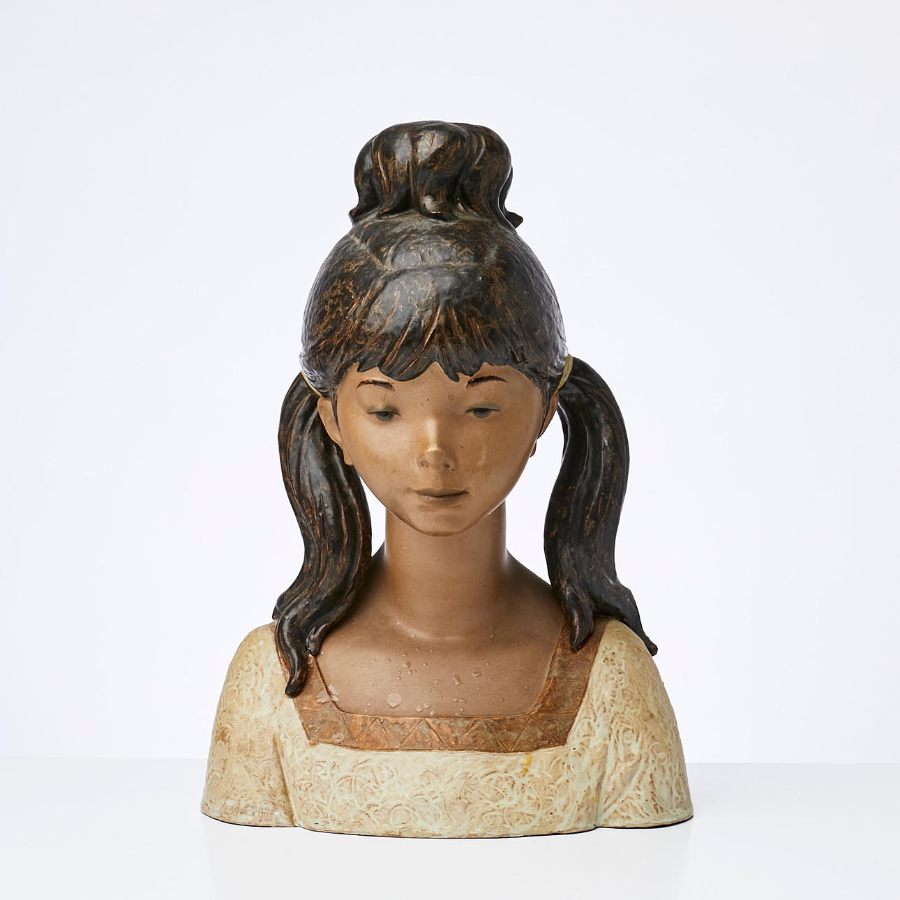 FIGURIN / SKULPTUR, flicka, Lladro, Spanien.