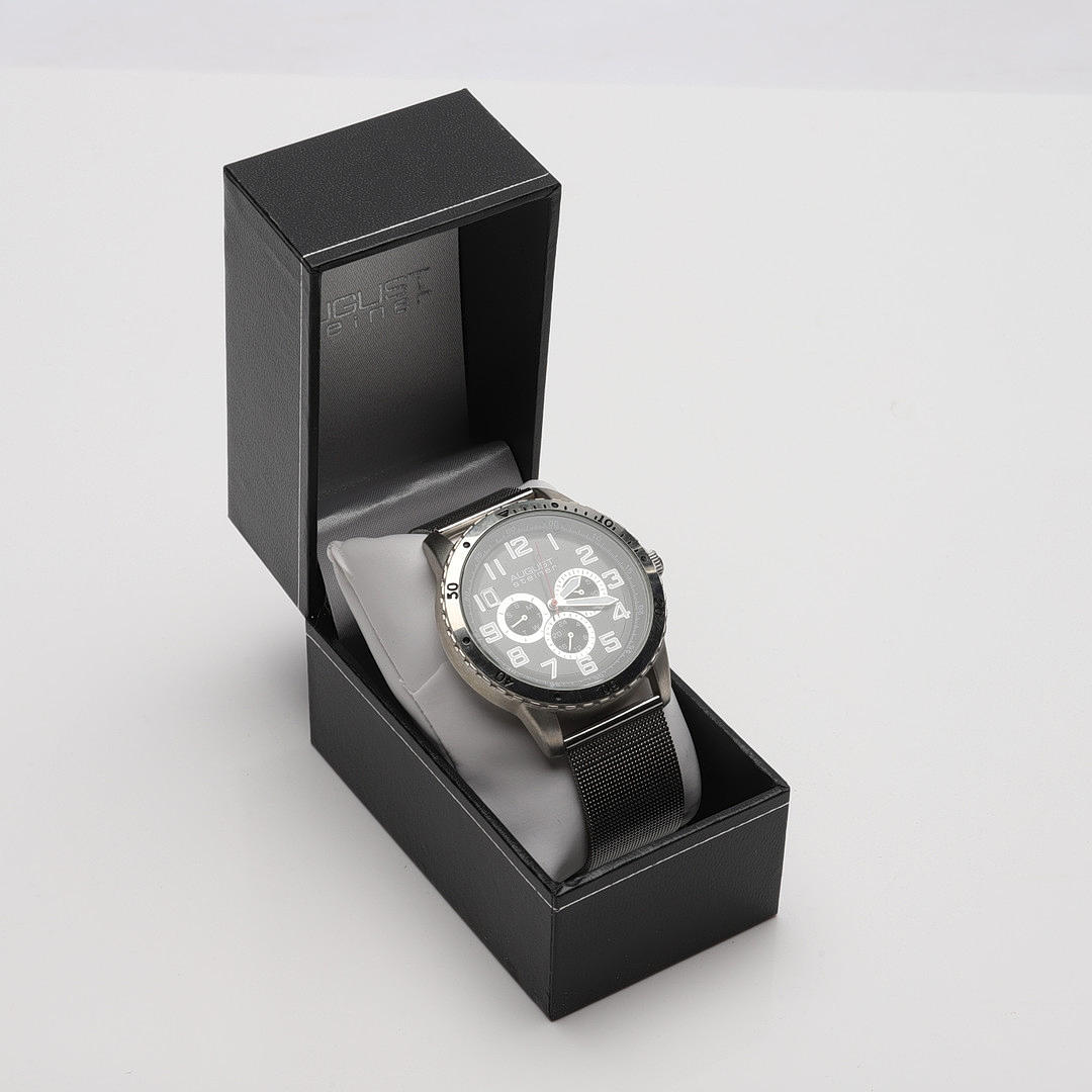 RELOJ PULSERA, acero, August Steiner.