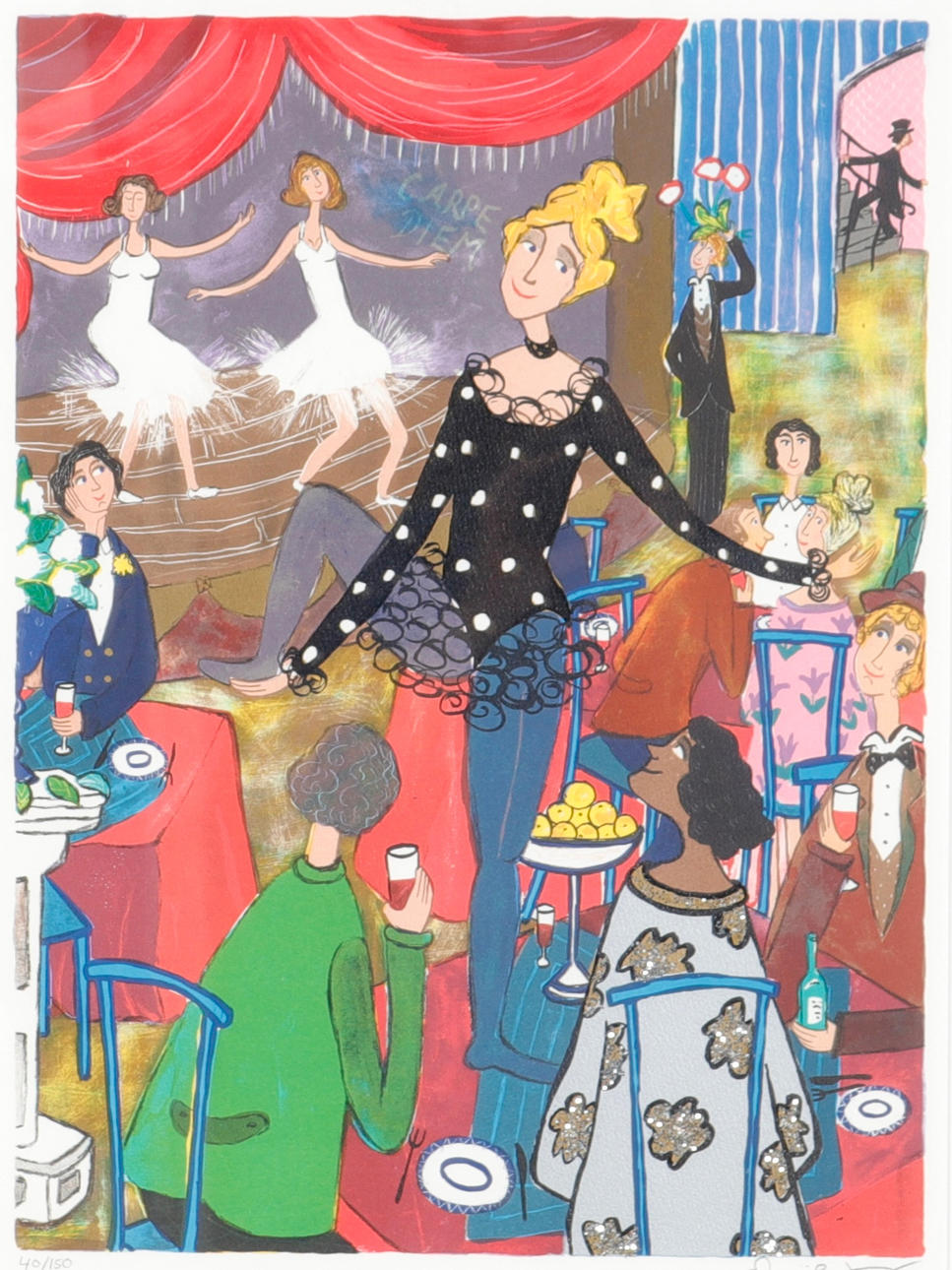 MARIKA LANG. Color lithography.