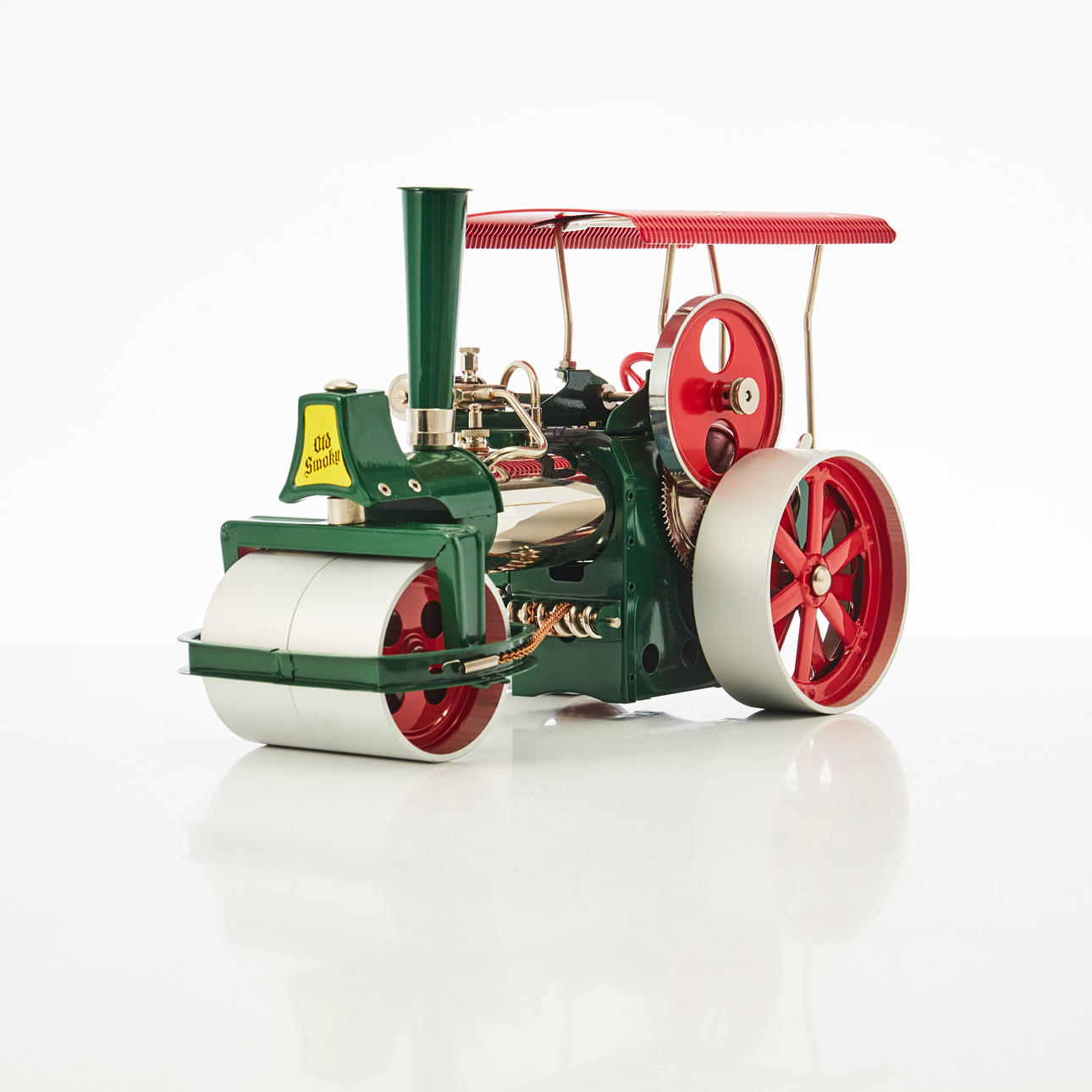 Wilesco D365 Rouleau Compresseur Vert - Échelle 1:43 - Old Smoky