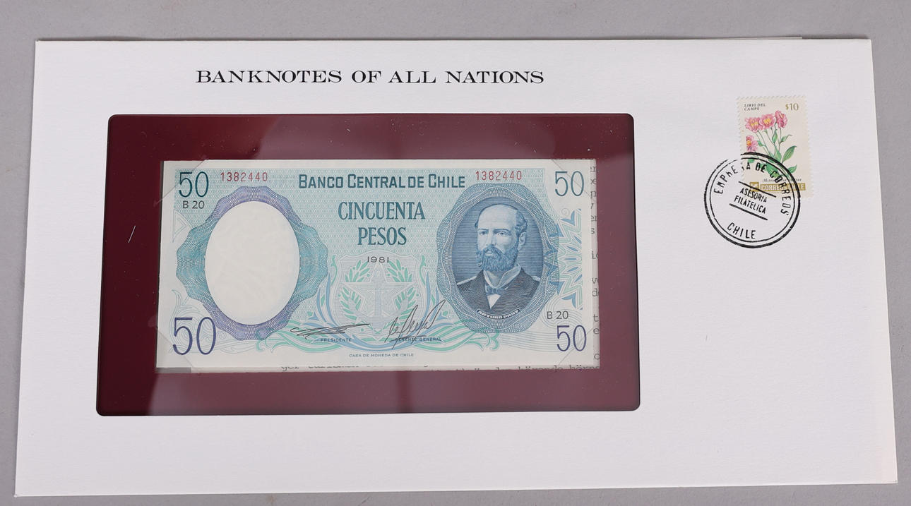 BANKNOTES OF ALL NATIONS, Franklin Mint. Coins, Medals & Stamps