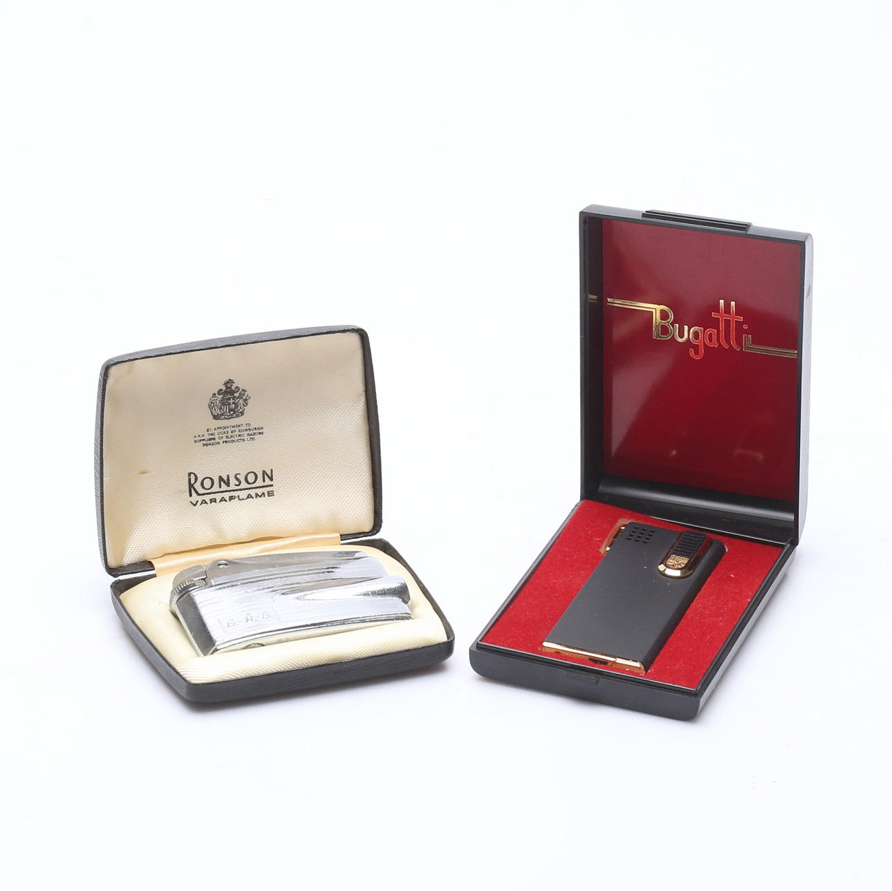 LIGHTER, 2 pcs, Ronson and Bugatti.