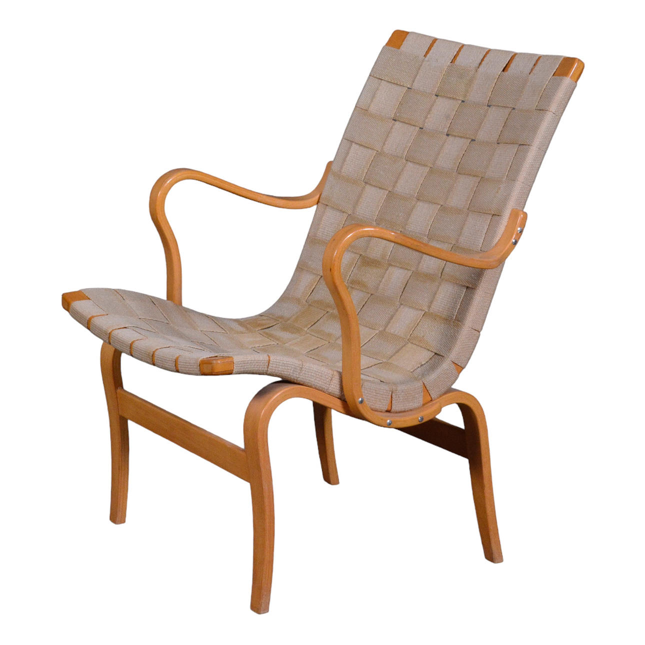 FÅTÖLJ, "Eva", Bruno Mathsson för Dux.