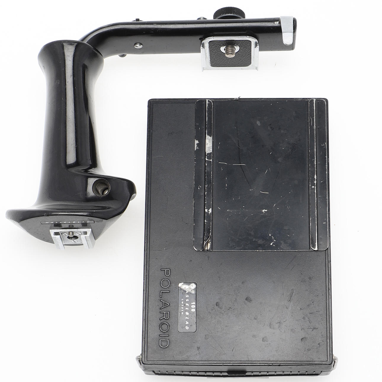 HAZEL BLADE, pistol grip & polaroid back.