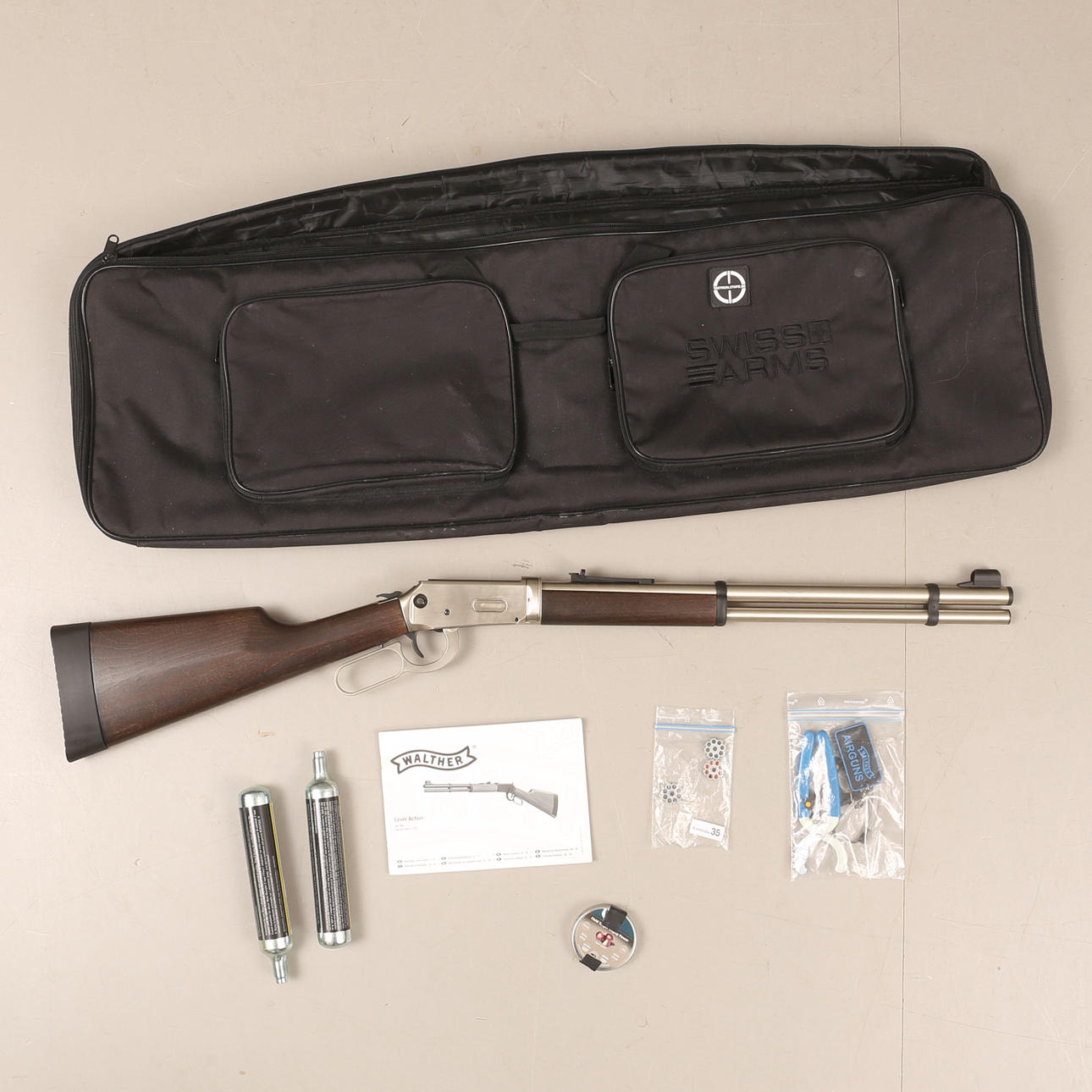 CARBON BÜCHSE, Walther Lever-Action 4,5 cal.