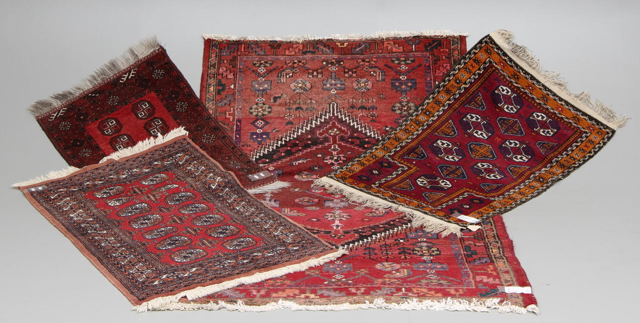 MATTOR, 4 st, orientaliska b.la. AFGHAN, BOCHARA.