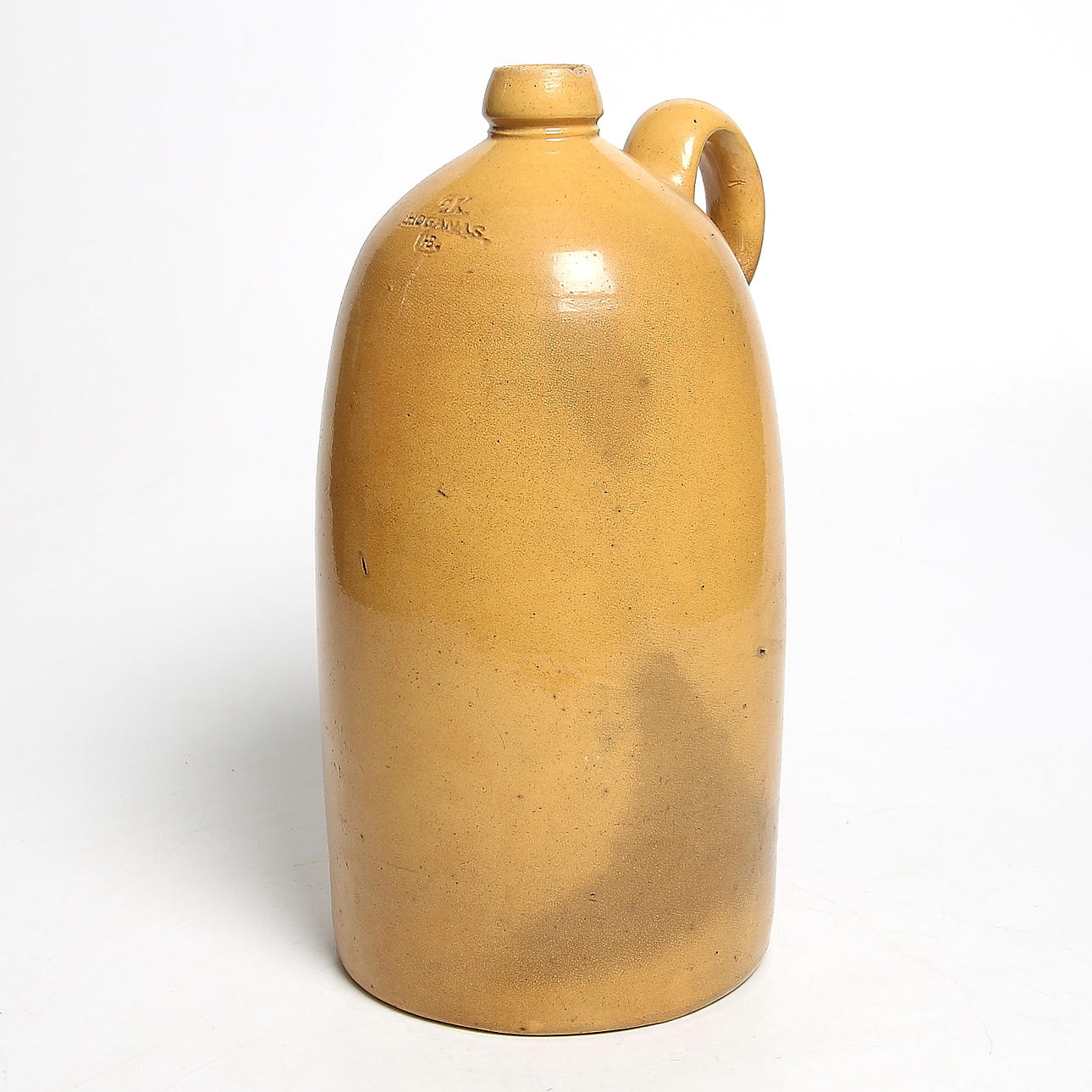 KRUS, lergods, 2K, drejad av Janne Hallberg, Höganäs, 1842.