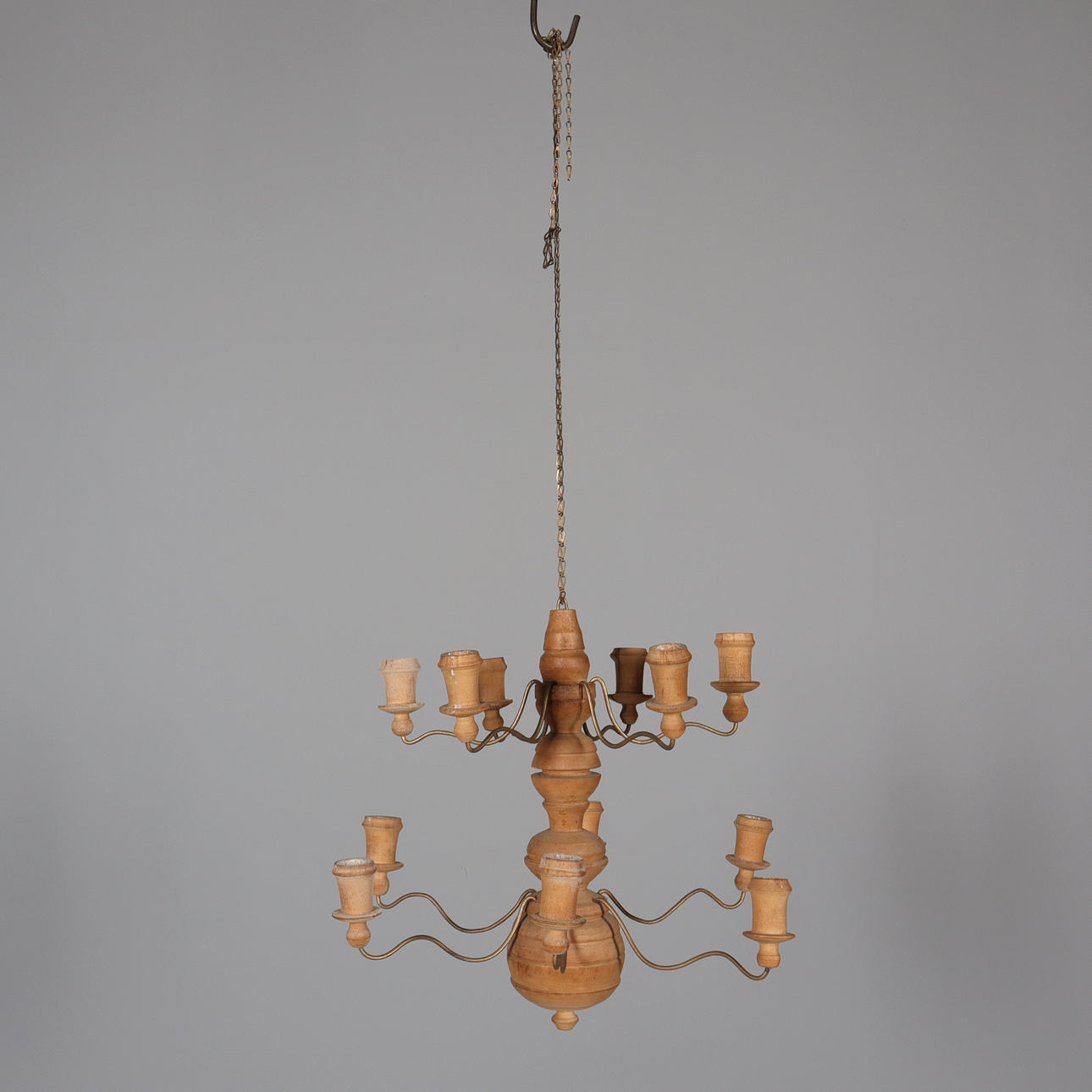 ALLMOGEKRONA 1800-tal trä/ metall.