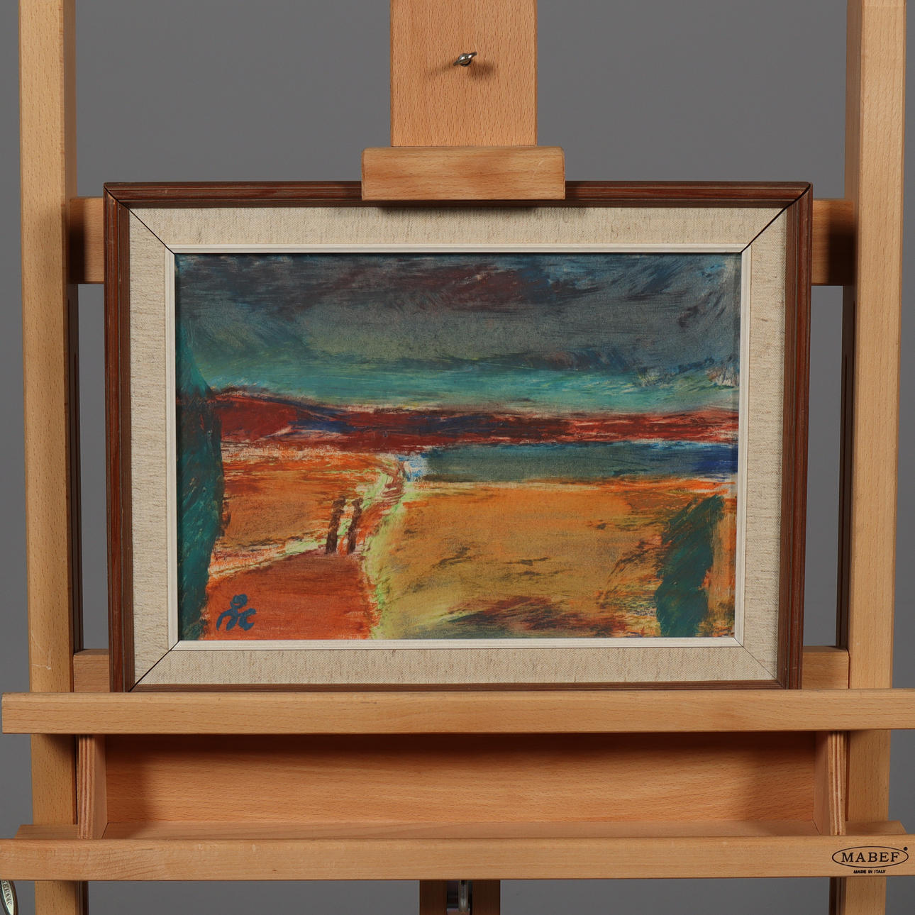 ÅKE CARLSSON. BLANDTEKNIK, signerad.