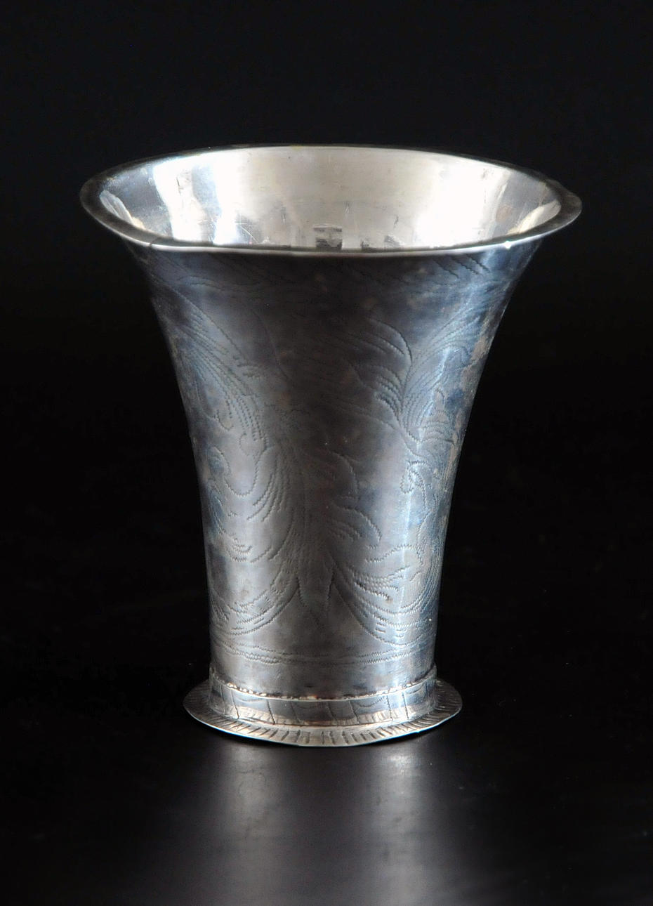 BÄGARE, Silver . M Ljungqvist, Kristianstad 1809.