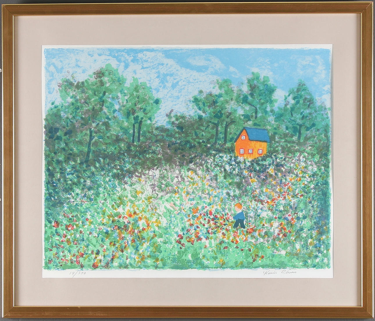 KARIN OLSSON. Litografi, signerad och numrerad 14/350.