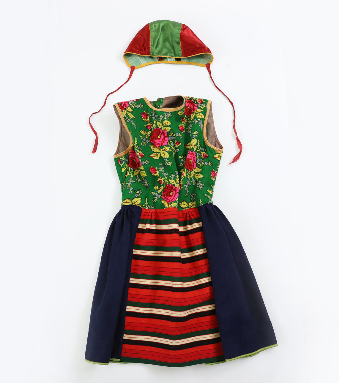 FOLKDRÄKT, flicka, 2 delar, Rättvik, 1900-tal.