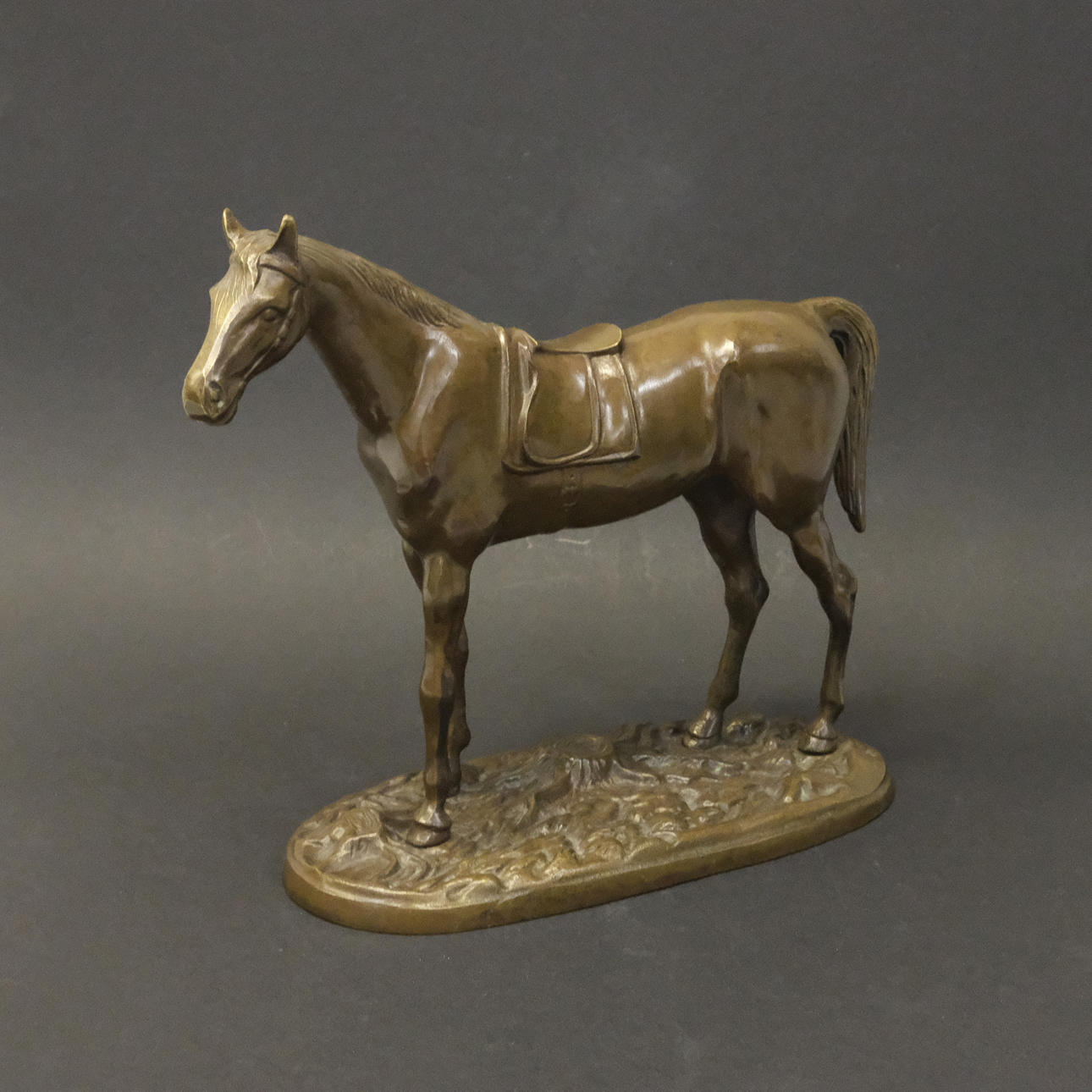 ESCULTURA CABALLO, BRONCE.