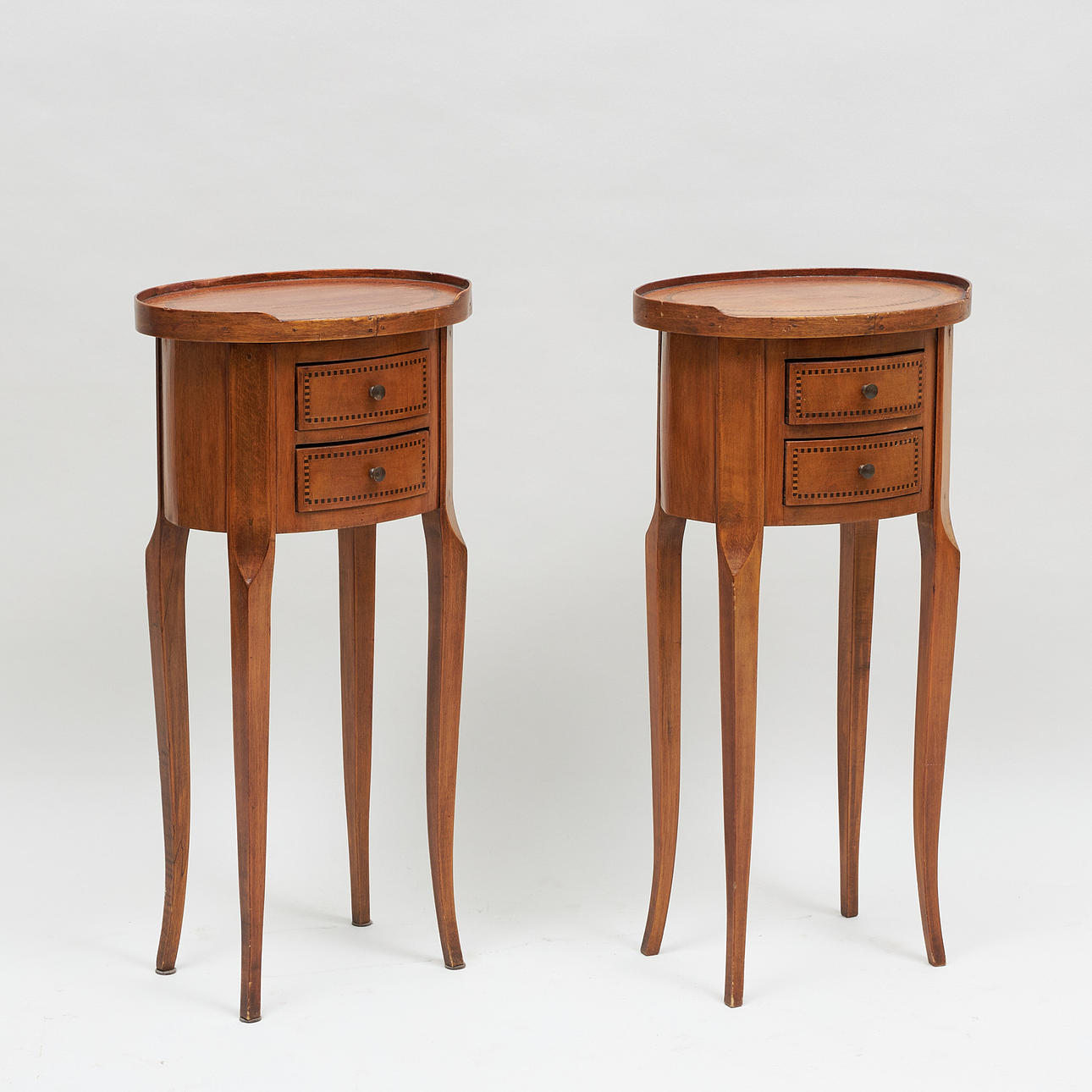 SIDE TABLES, A PAIR. Rococo style, 20th century.