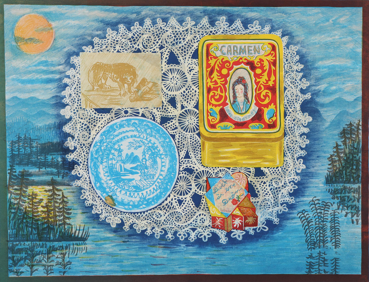 MÅRTEN ANDERSSON. "Allmoge", Lithographie, ungerahmtes Blatt.