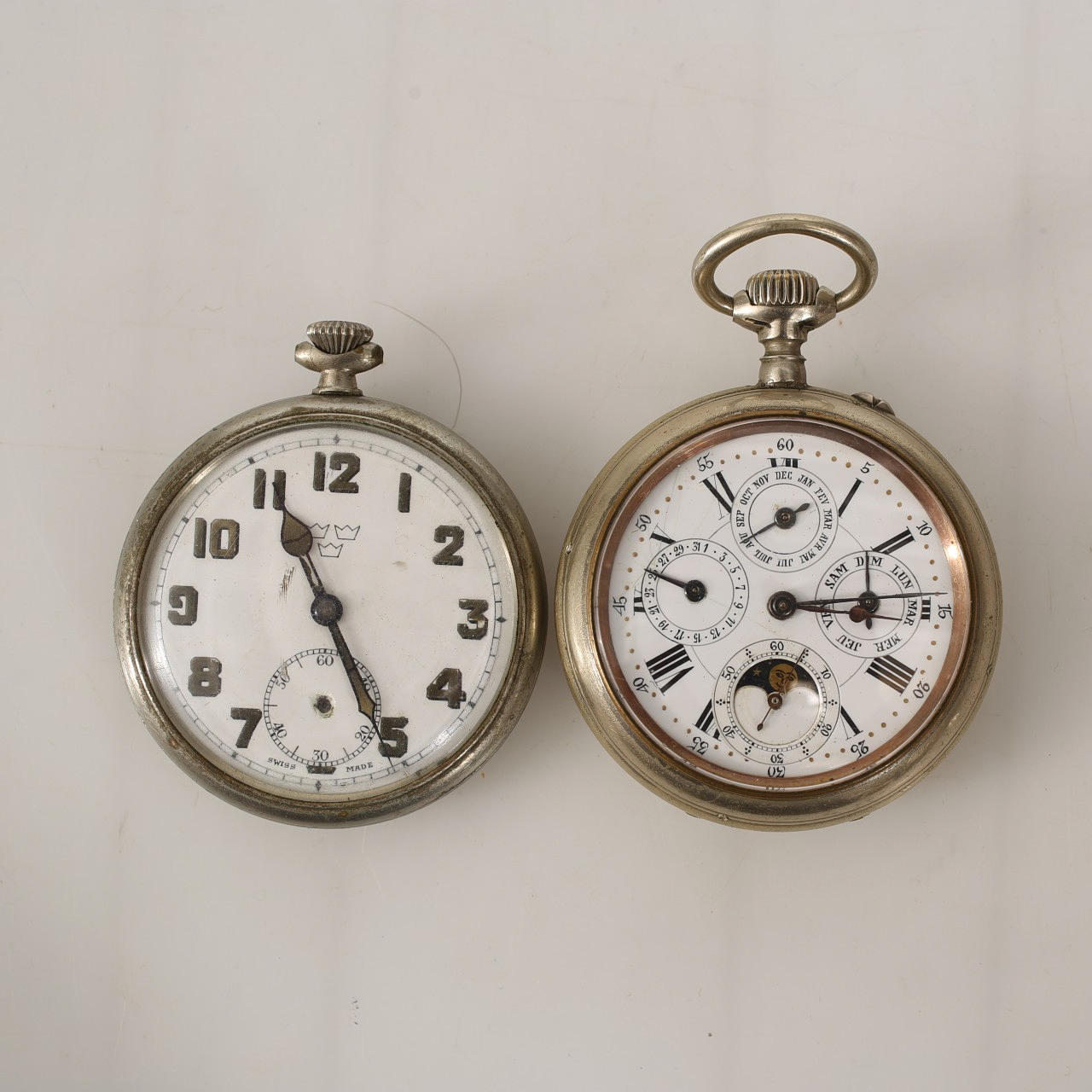 FICKIR, metall, 2 stycken, 1900- tal.