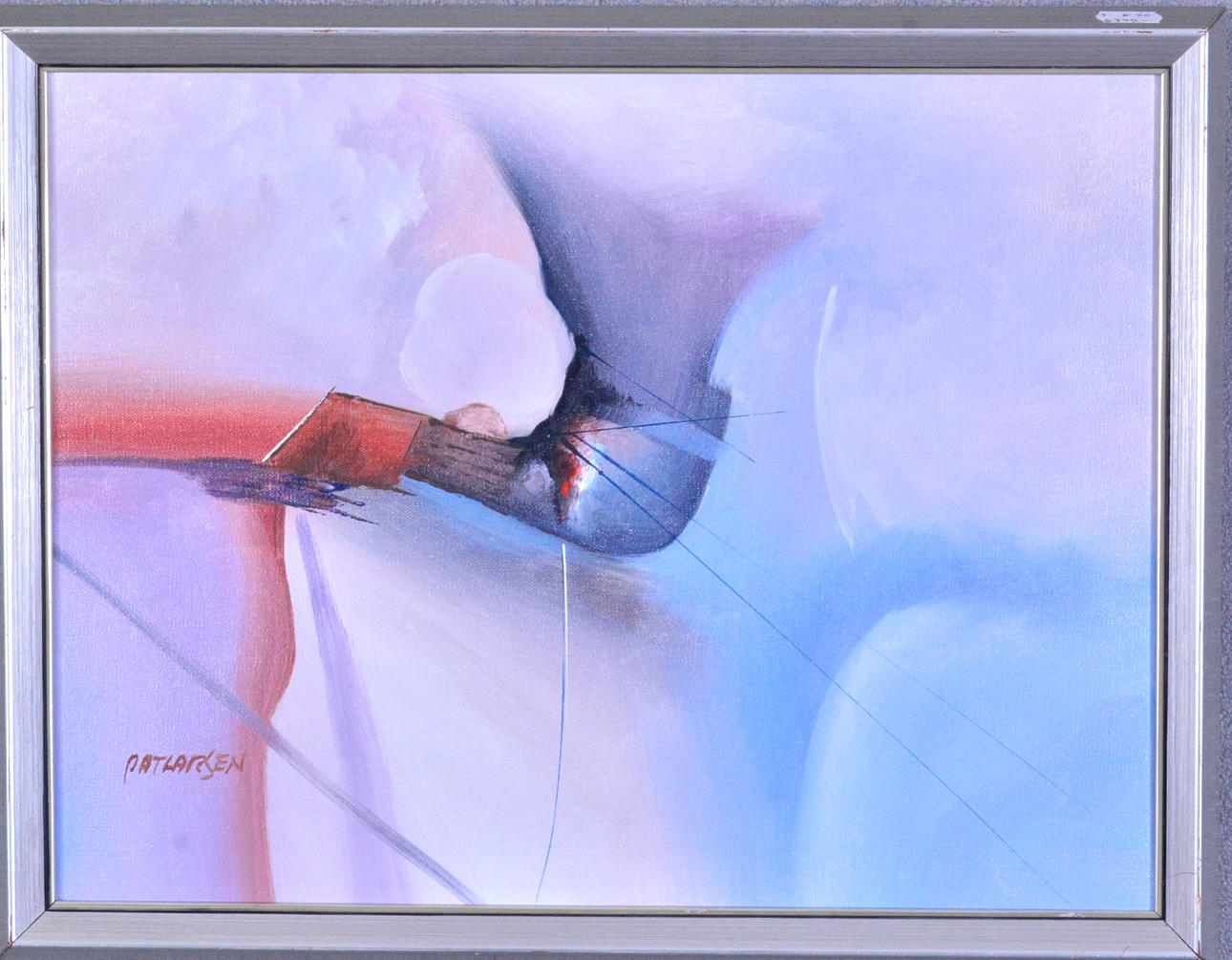 PATRICIA LARSEN. Öl auf Leinwand.