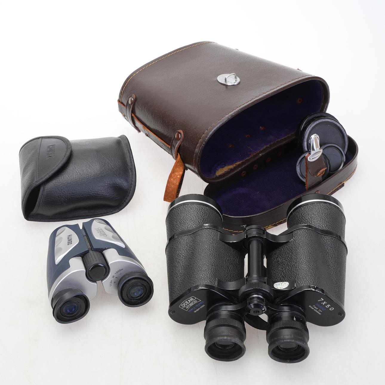 FERNGLAS, OCEAN ANTIREFLEX UND ZENITH, zwei Stück.