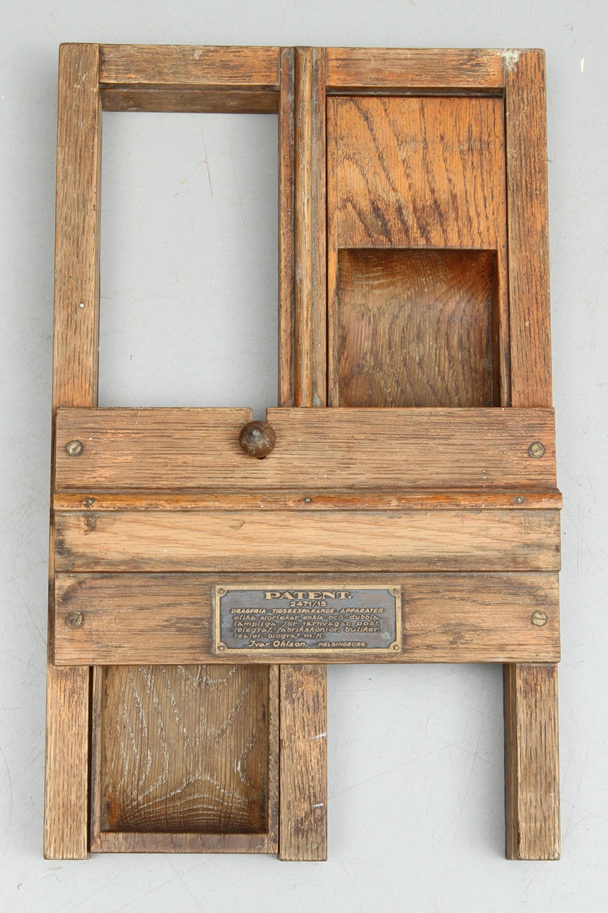 PENGAVÄXLARE, ek, 1900-talets första hälft.