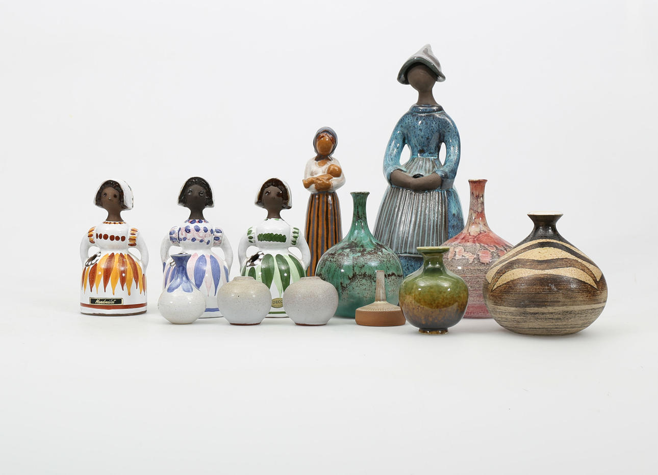 STENGODSFÖREMÅL, 13 delar, bland annat Yngve Blixt, Höganäs.