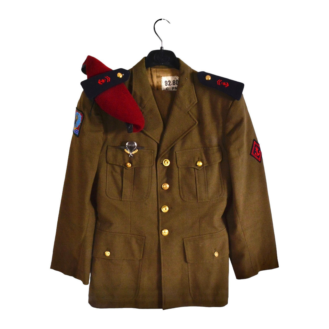 FRANZÖSISCHE UNIFORM, Fallschirmjäger.