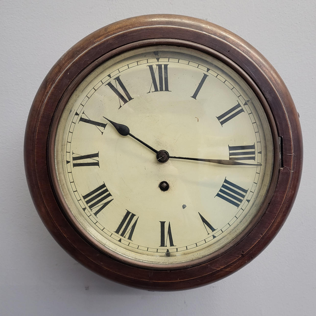 WALL CLOCK LENZKIRCH, BLACK FOREST (GERMANY). CIRCA 1863.