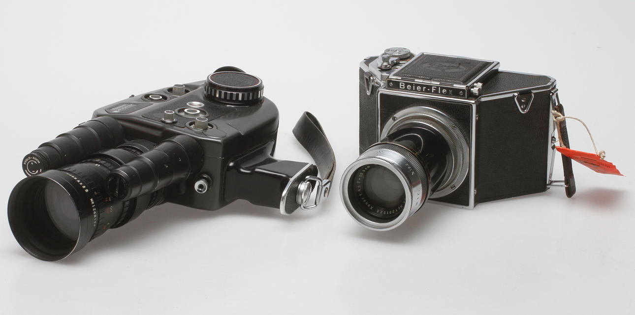 KAMEROR, 2 st, Beaulieu 4008 ZM samt Beier-Flex.