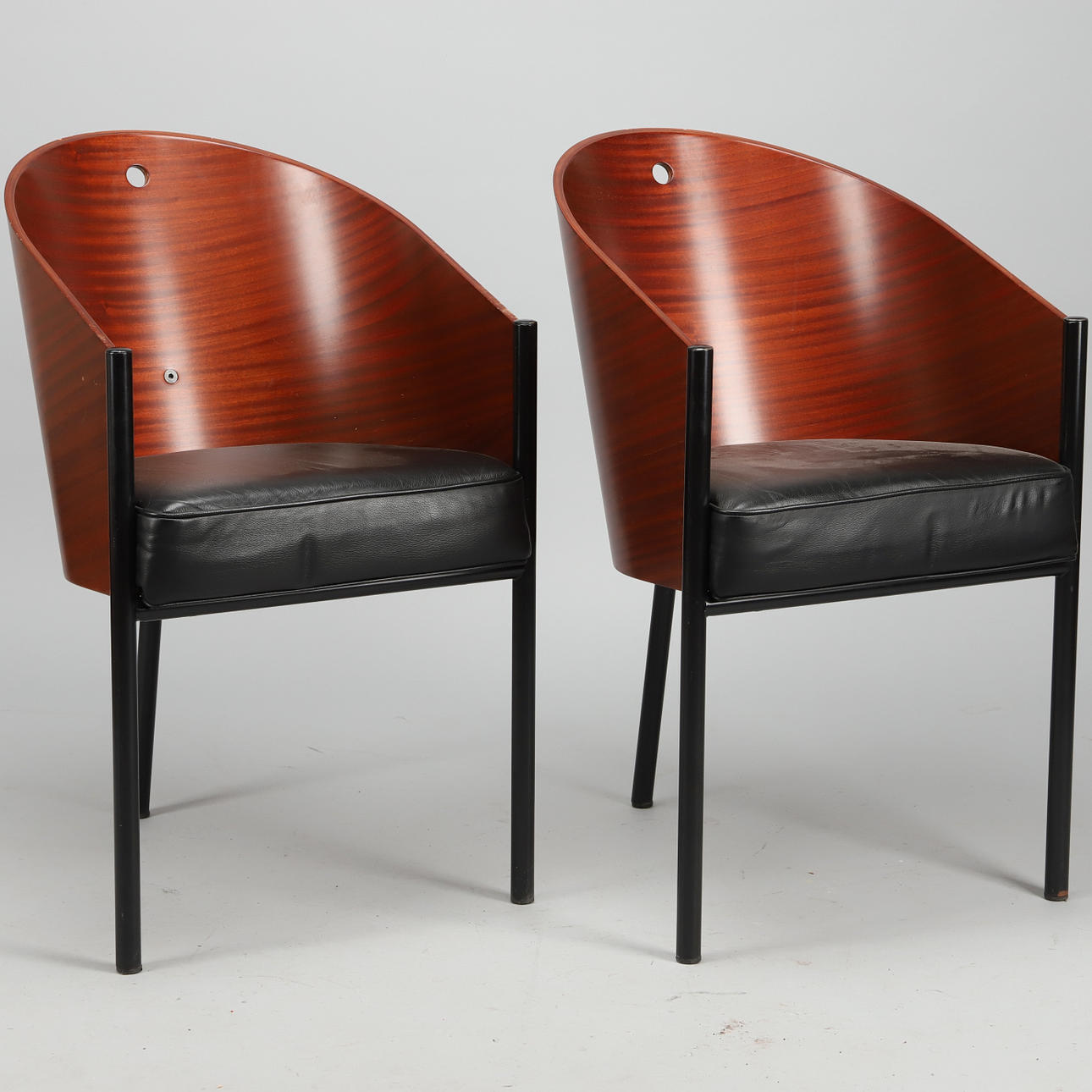 PHILIPPE STARCK. Chairs, a pair, Aleph, Driade, Italy.