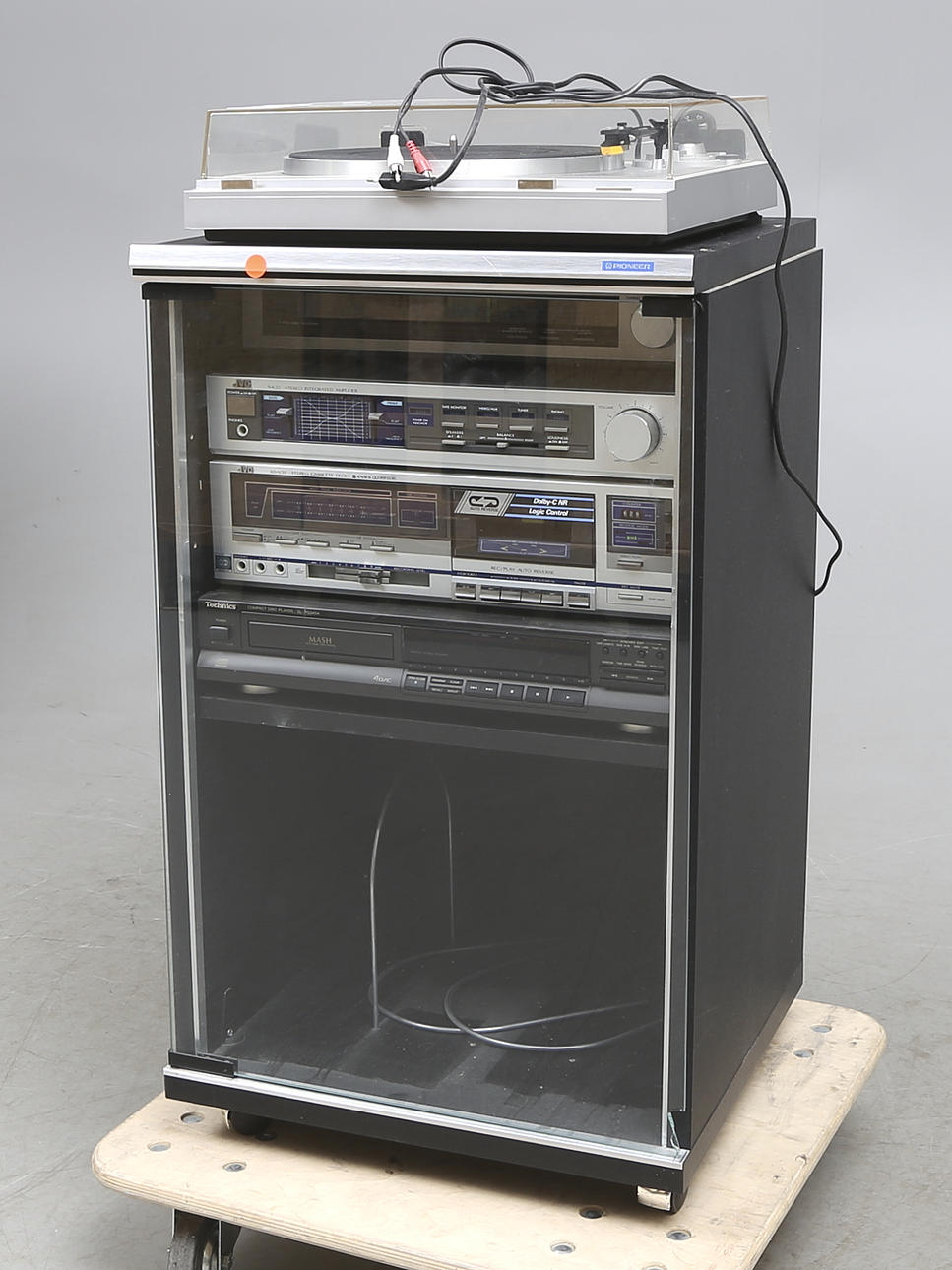 STEREODELAR, 5 delar, JVC och Technics.