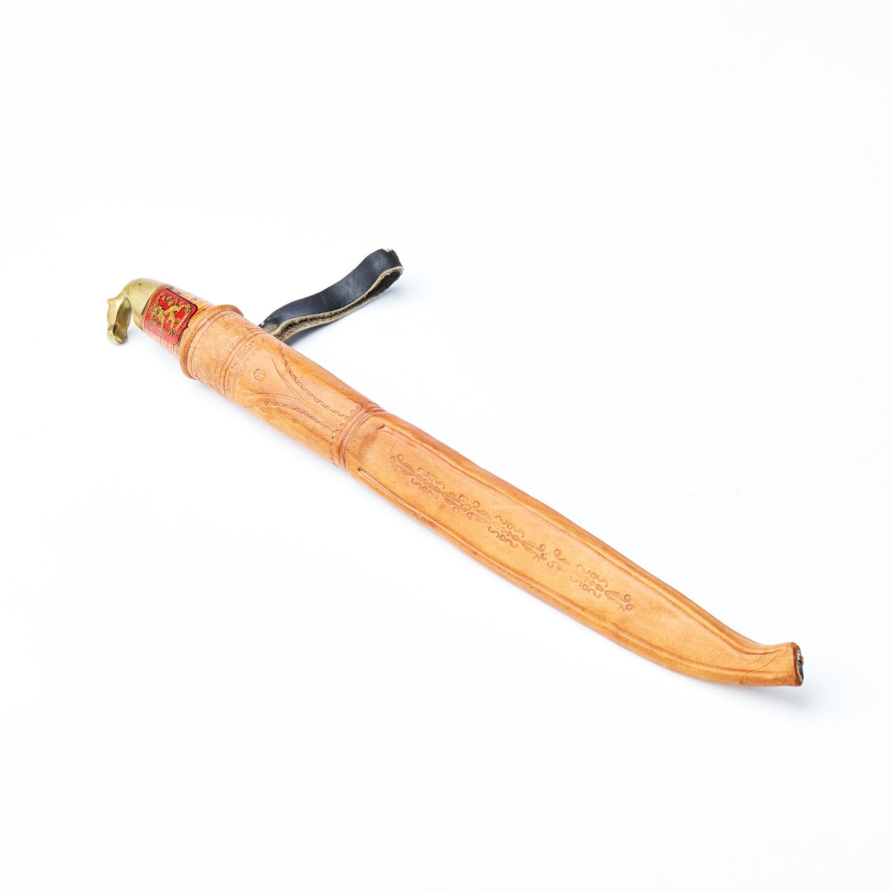 Knife, Kauhava, Finland, knots in the shape of a horse's head. Weapons ...