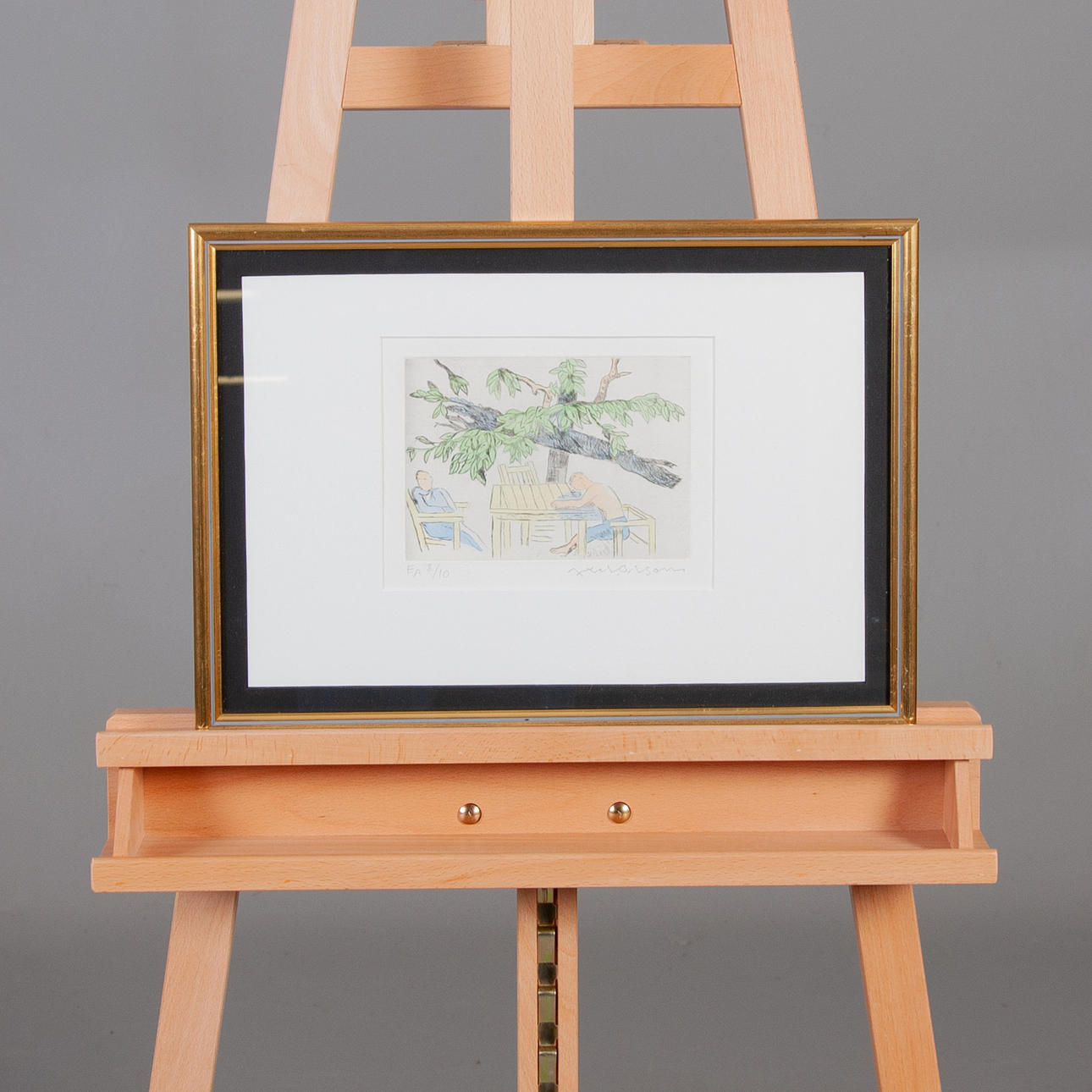 AXEL OLSON. Lithograph signed EA 8/10.