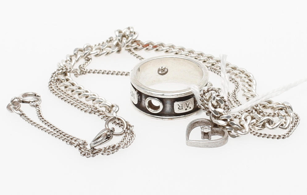 PARTI SMYCKEN, silver, vikt ca 21,4 gram.
