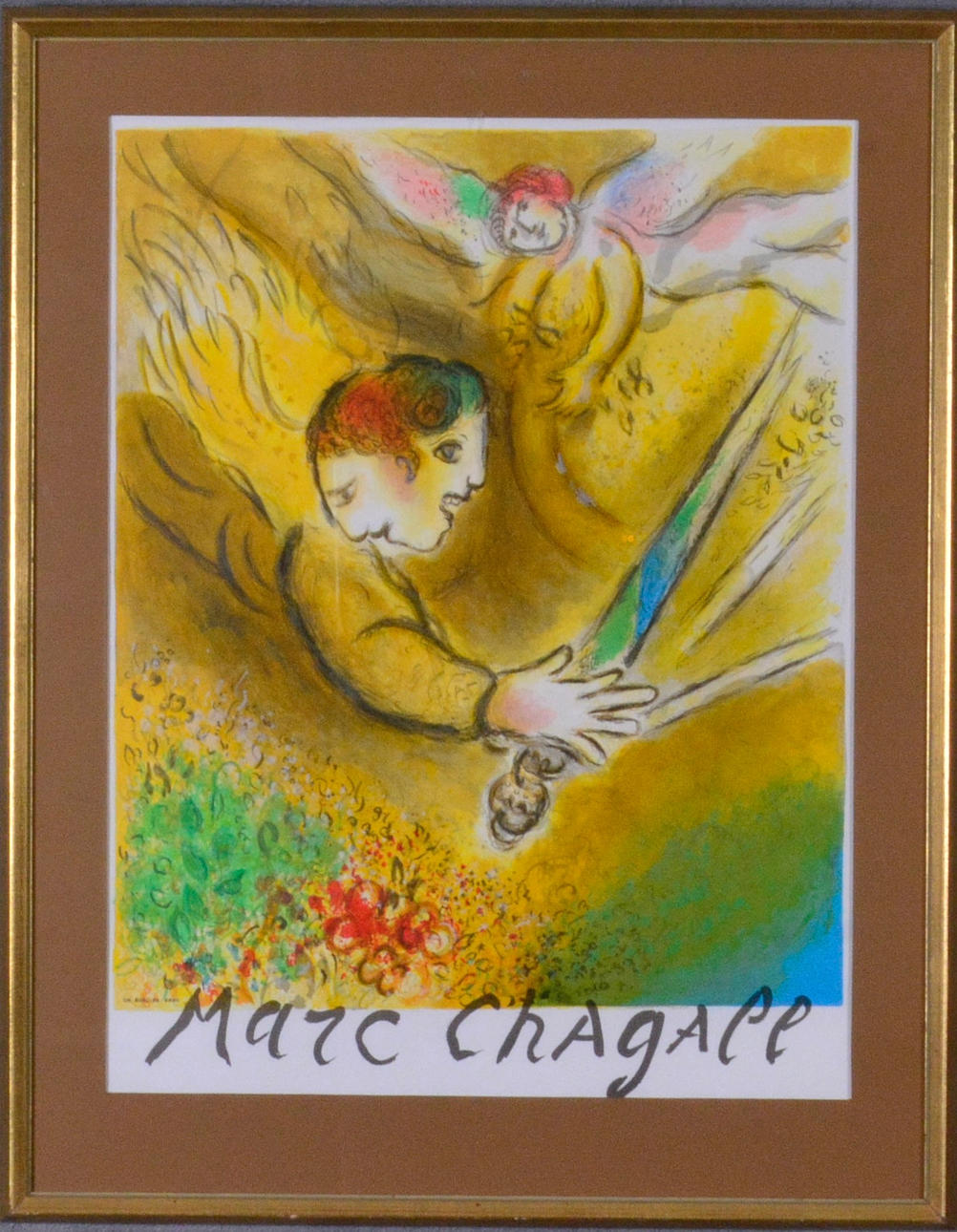 MARC CHAGALL. Poster, color lithographic print.