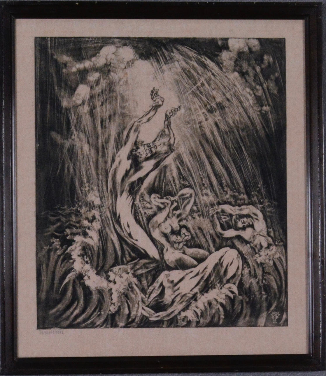 JOSEF WEISZ. Woodcut.