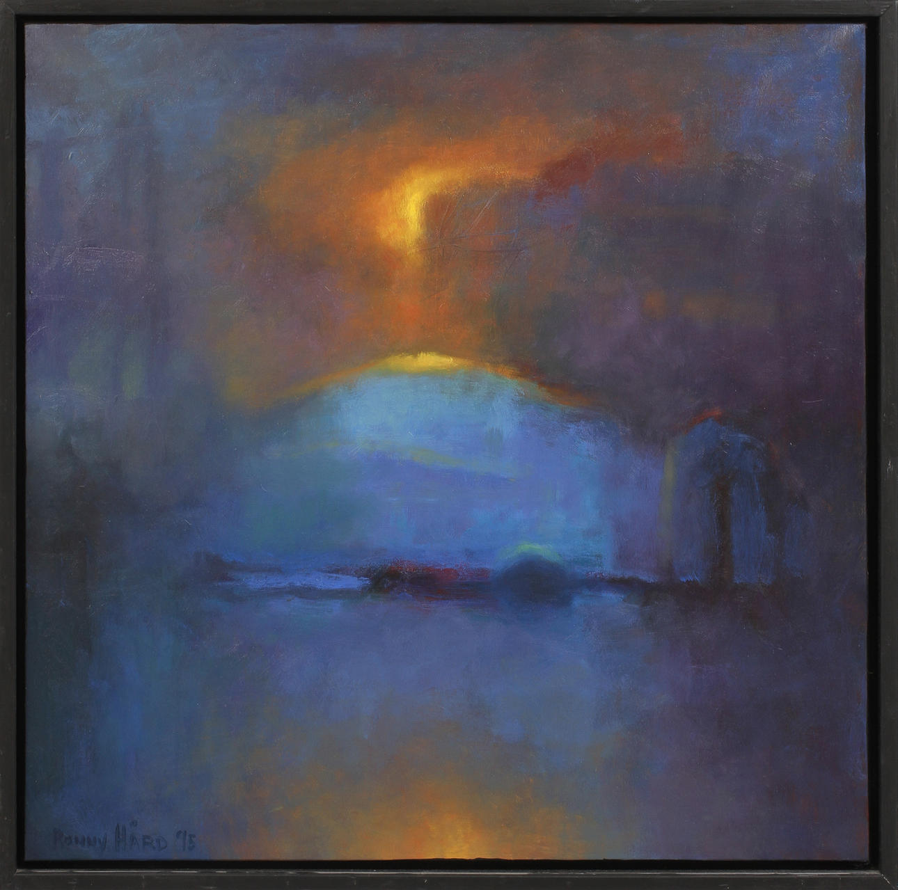 RONNY HÅRD. Komposition, olja på duk, signerad och daterad 95.