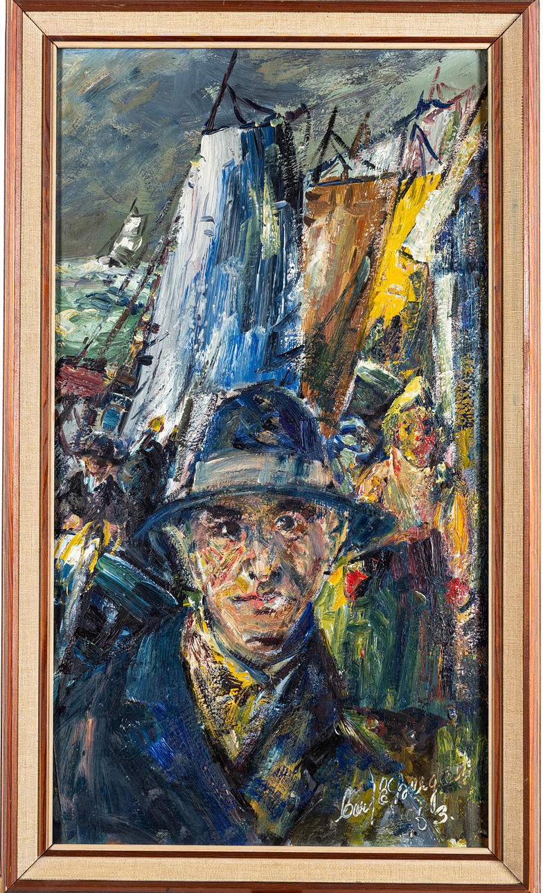 Unknown artist, Oil on Board, signed and dated. Art - Paintings - Auctionet