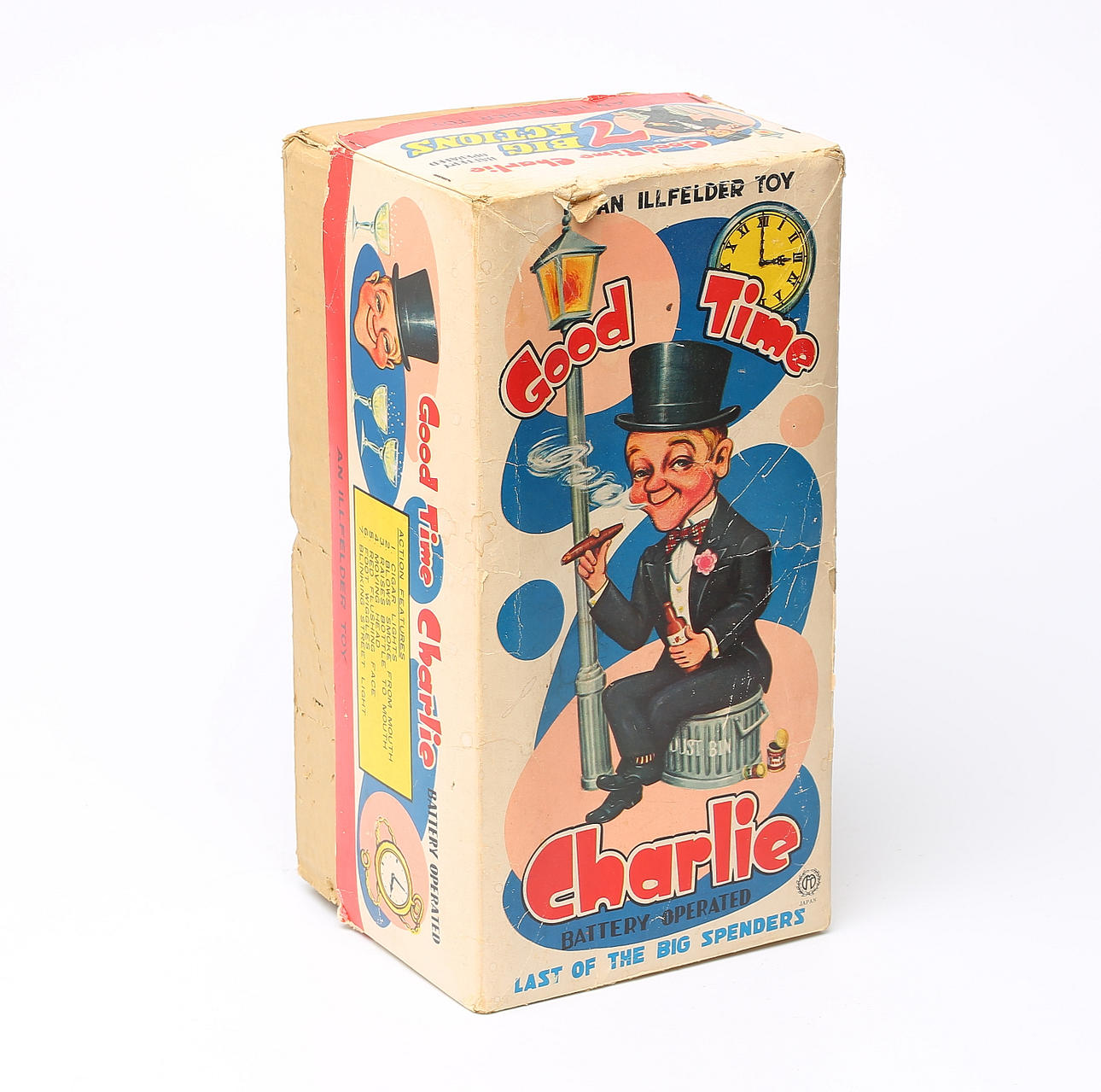 GOOD TIME CHARLIE, Japan, original packaging, 1960s. Toys - Toys