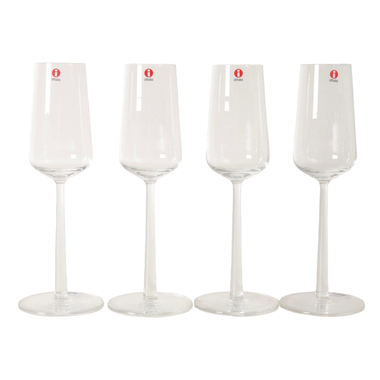 VINGLAS, 4-st "Essence" Ittala, 1900-tal.