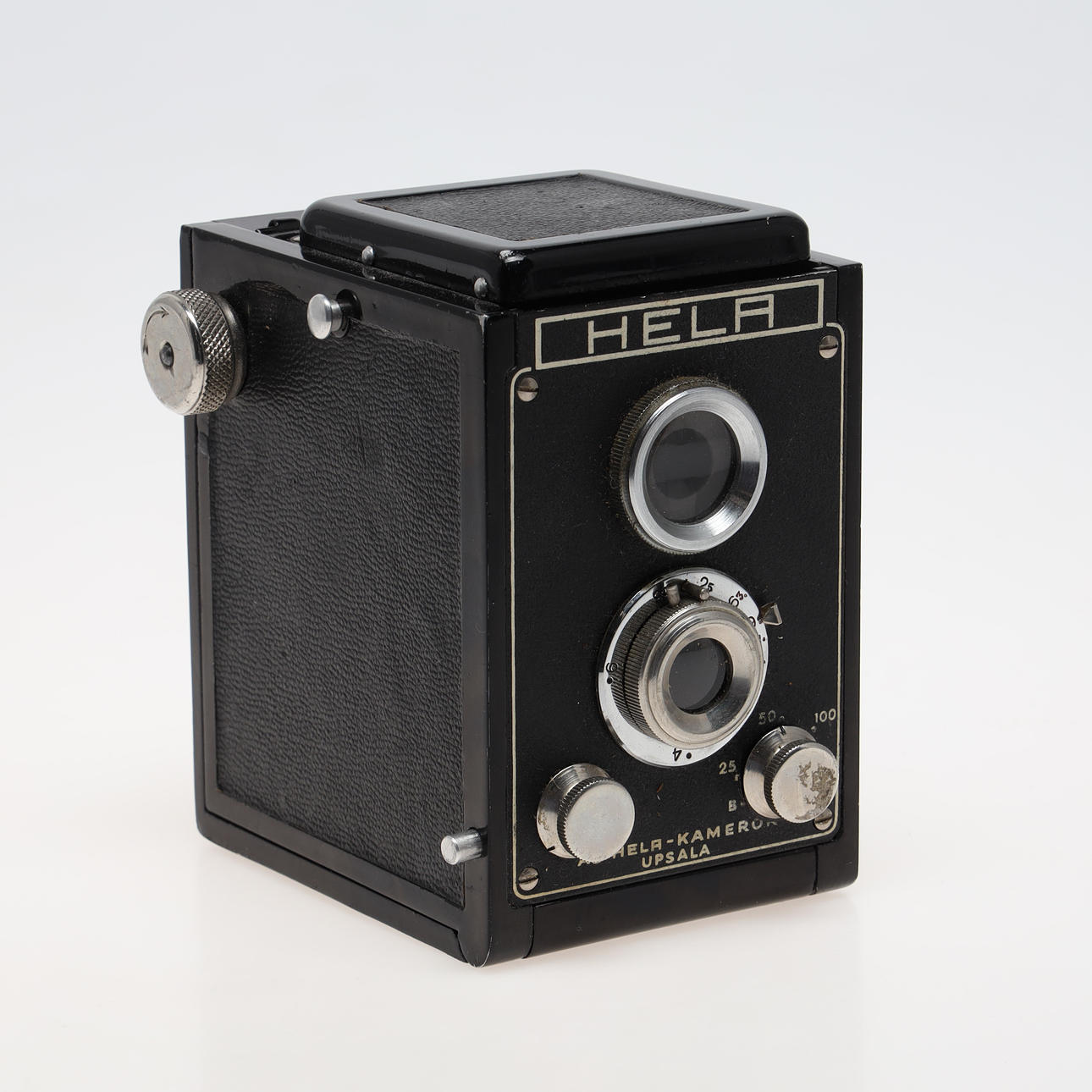 HELA-CAMERA, Upsala, zweiäugige Kastenkamera.