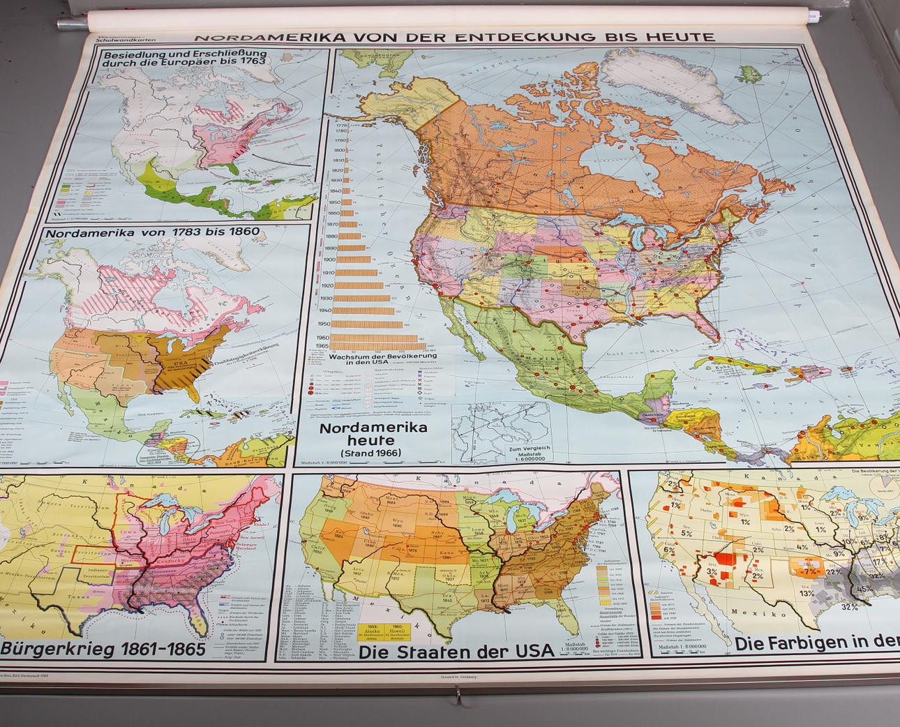 SKOLKARTA, Georg Westermann Verlag, 1960-tal.